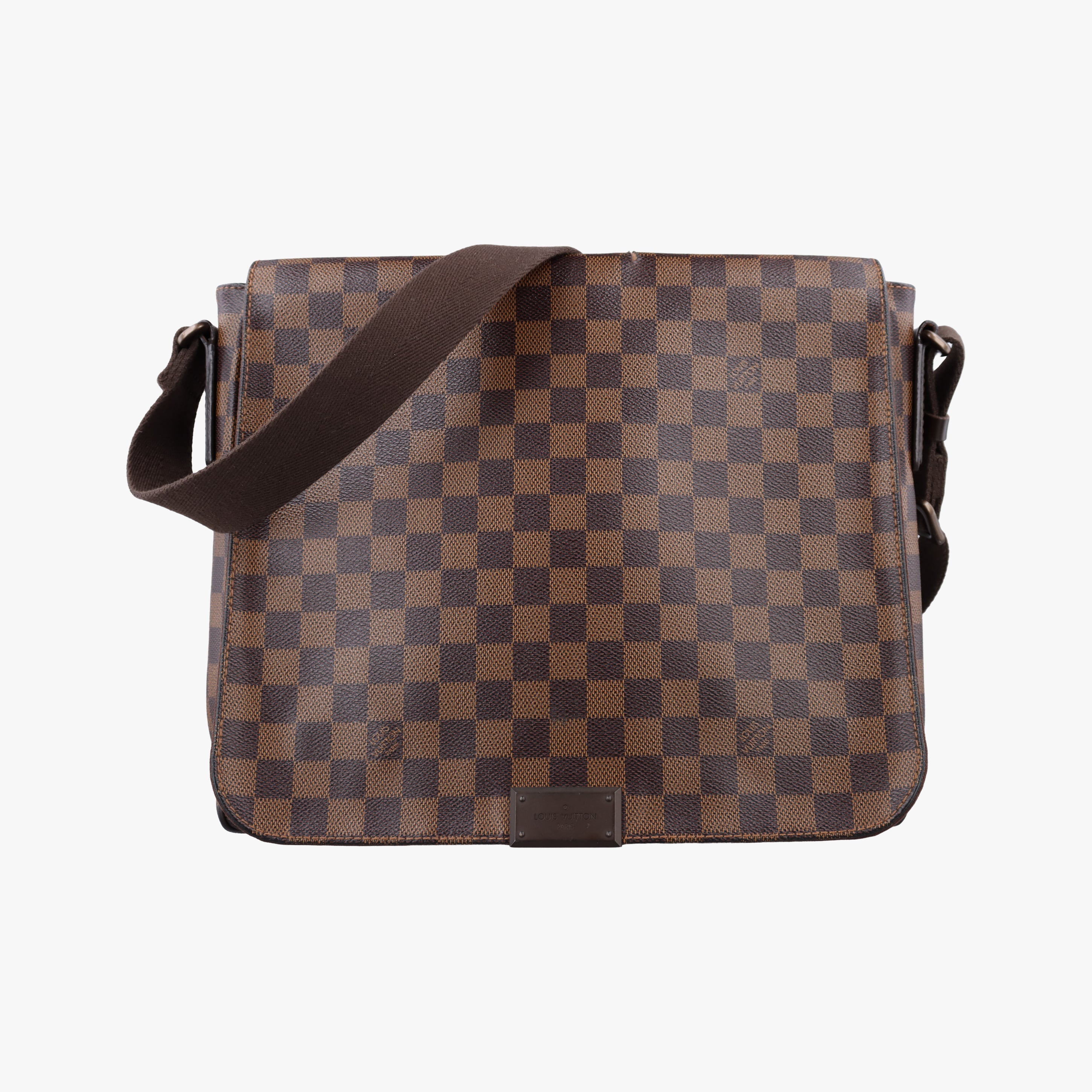 Pre-owned Louis Vuitton District MM EBENE Damier Canvas N41212 shoulderbag | stylenewstar