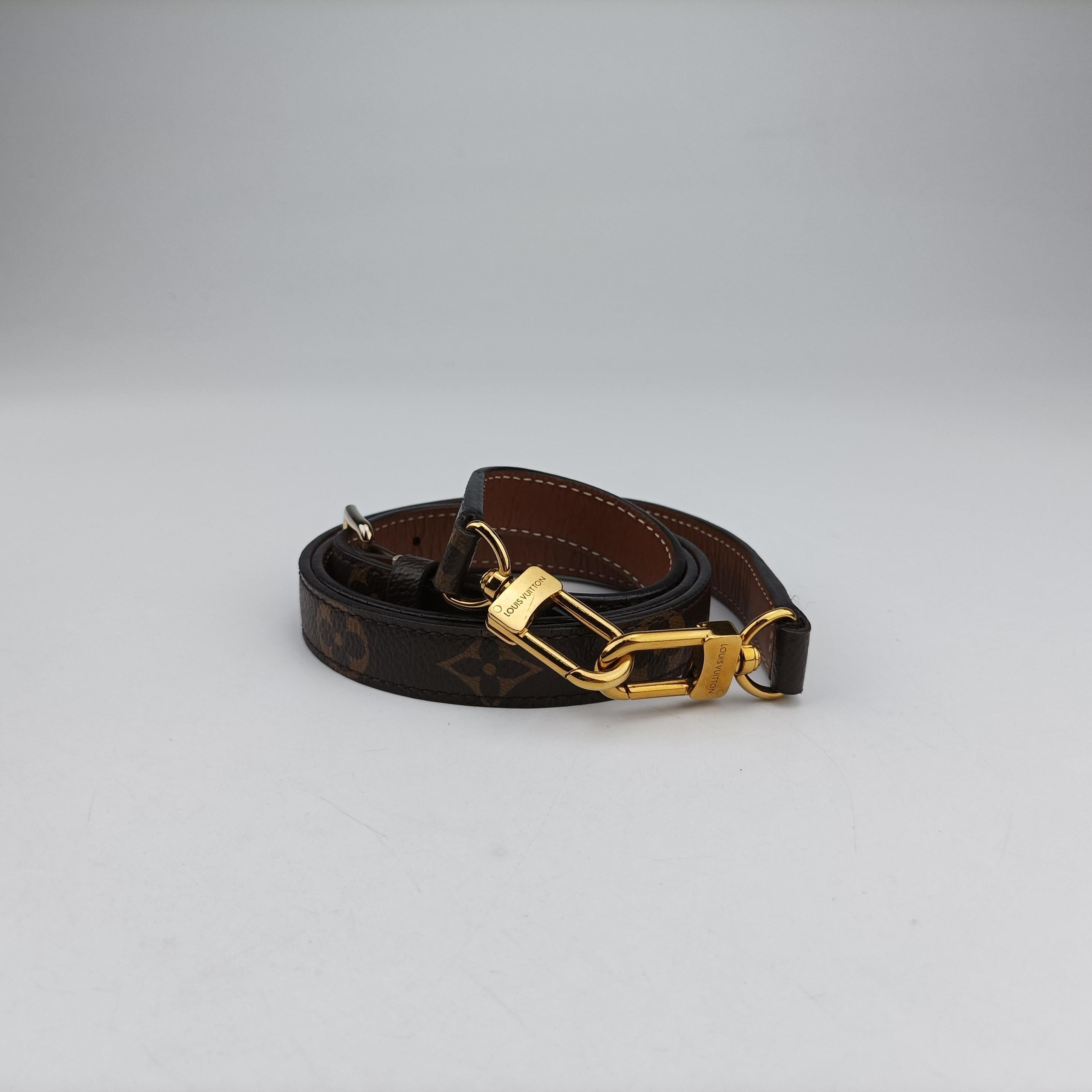 Pre-owned Louis Vuitton Cherrywood BB brown×black Vernis×Leather×Monogram Canvas M51953 shoulderbag | stylenewstar