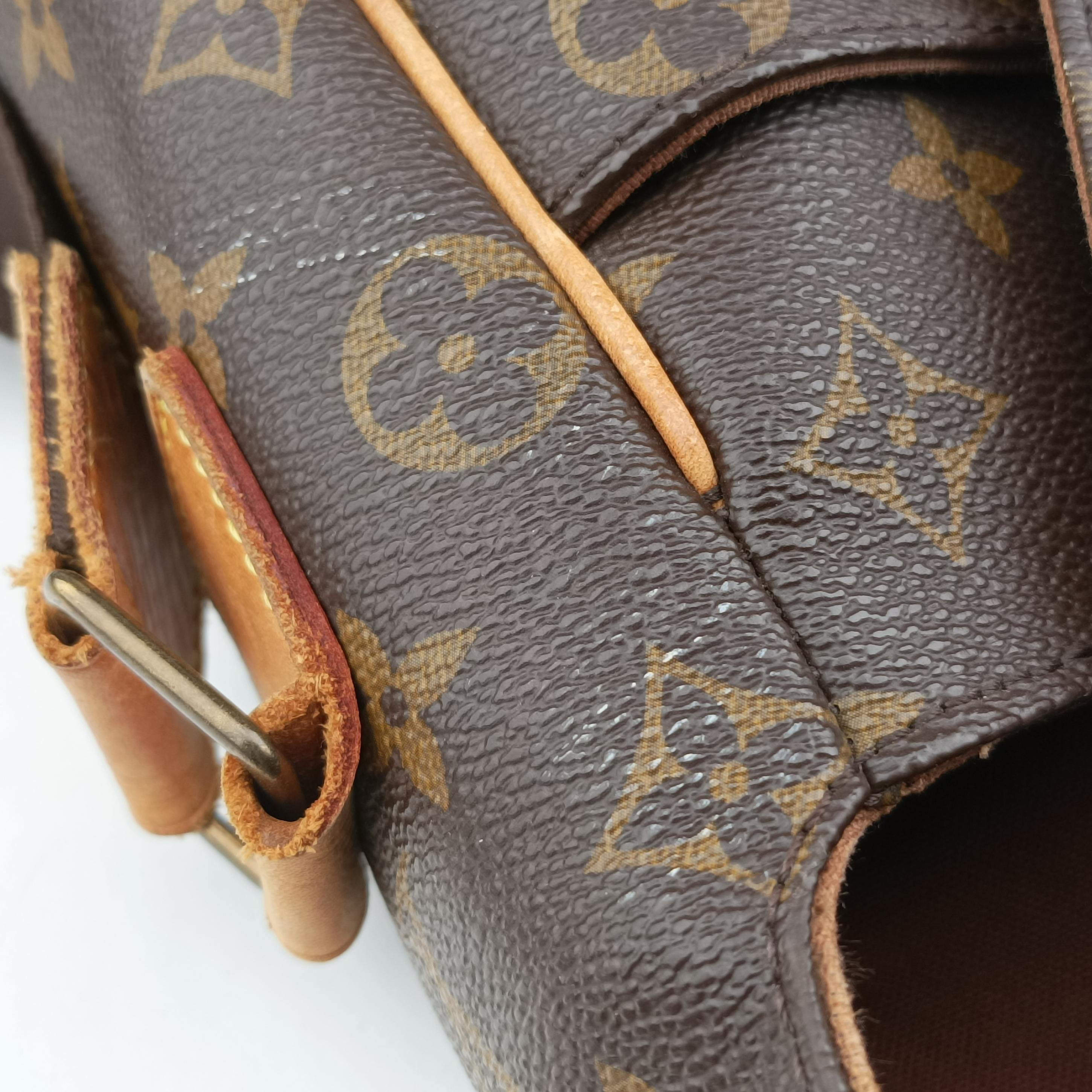 Pre-owned Louis Vuitton ABBESSES brown Monogram Canvas M45257 shoulderbag | stylenewstar