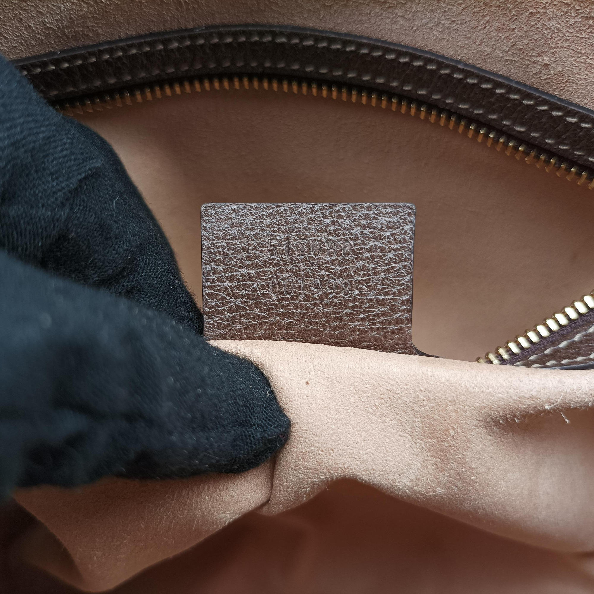Pre-owned Gucci Ophidia Brown PVC coated canvas×Leather 517080 shoulderbag | stylenewstar