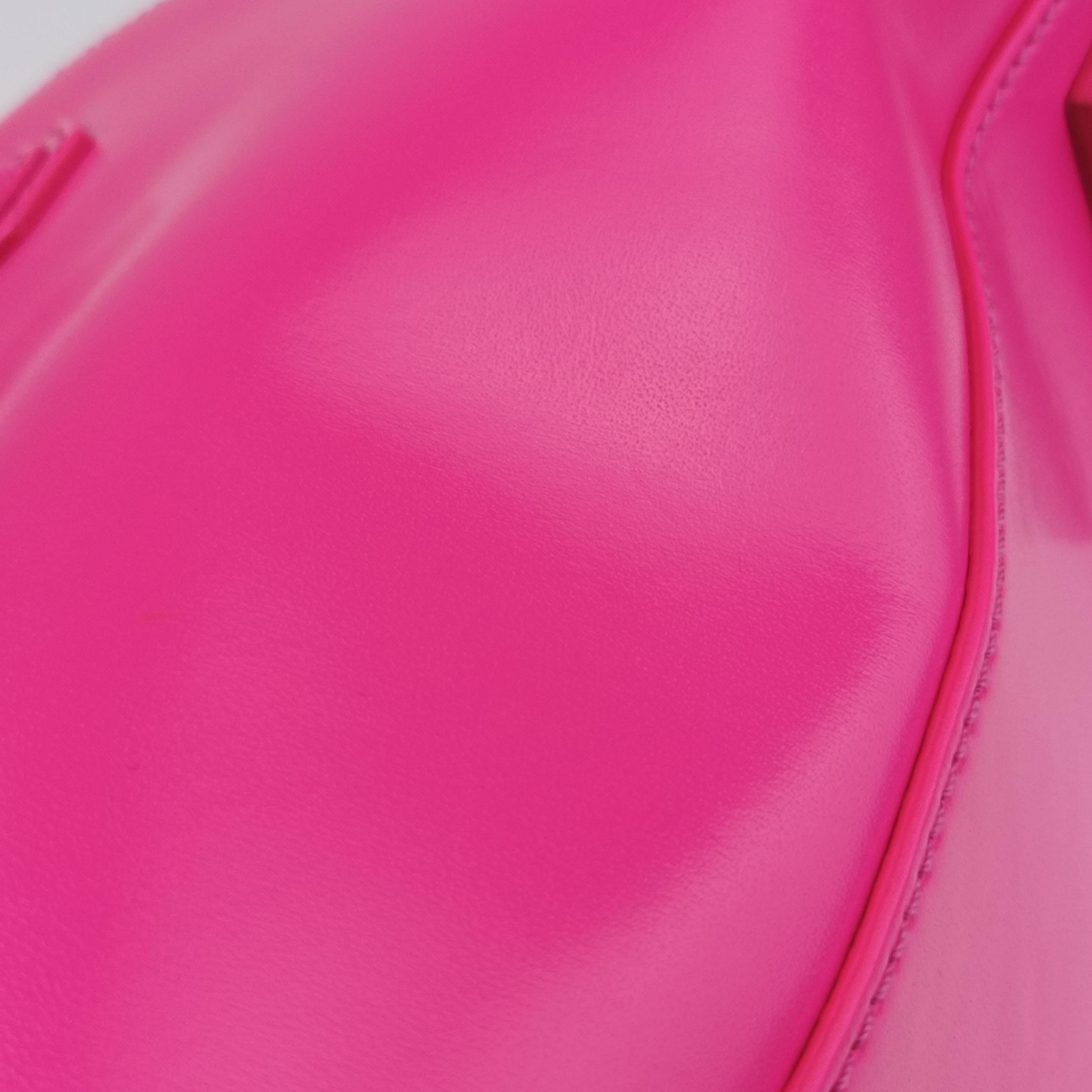 Pre-owned Givenchy Antigonamini Pink leather  shoulderbag | stylenewstar