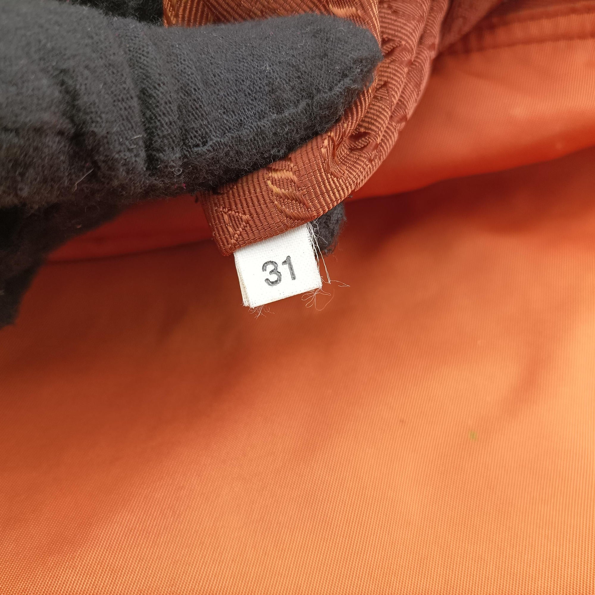 Pre-owned Prada VELA Orange Nylon × Leather BT1738 shoulderbag | stylenewstar