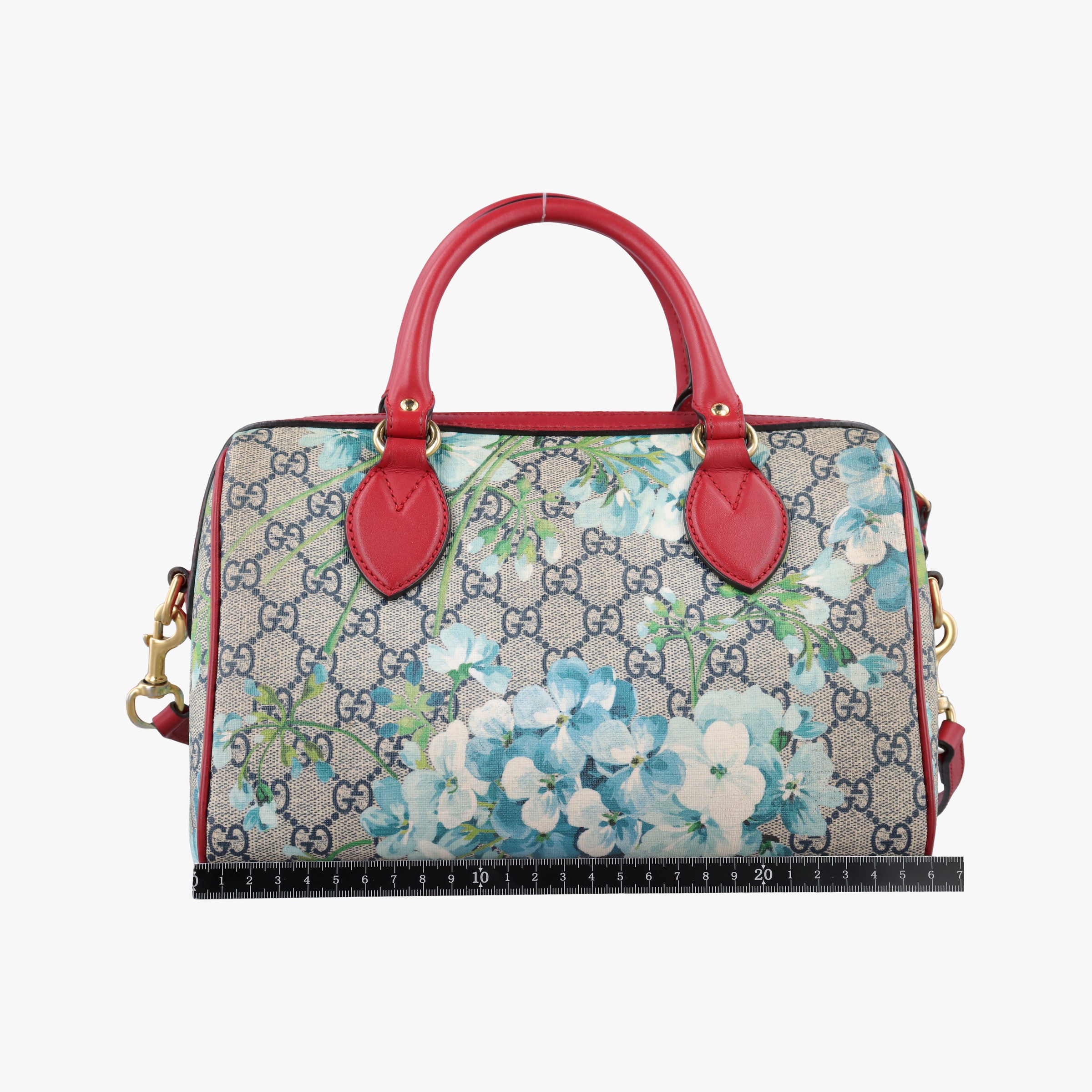 Pre-owned Gucci GG Blooms beige×Multicolour PVC coated canvas×Leather 546314 shoulderbag | stylenewstar
