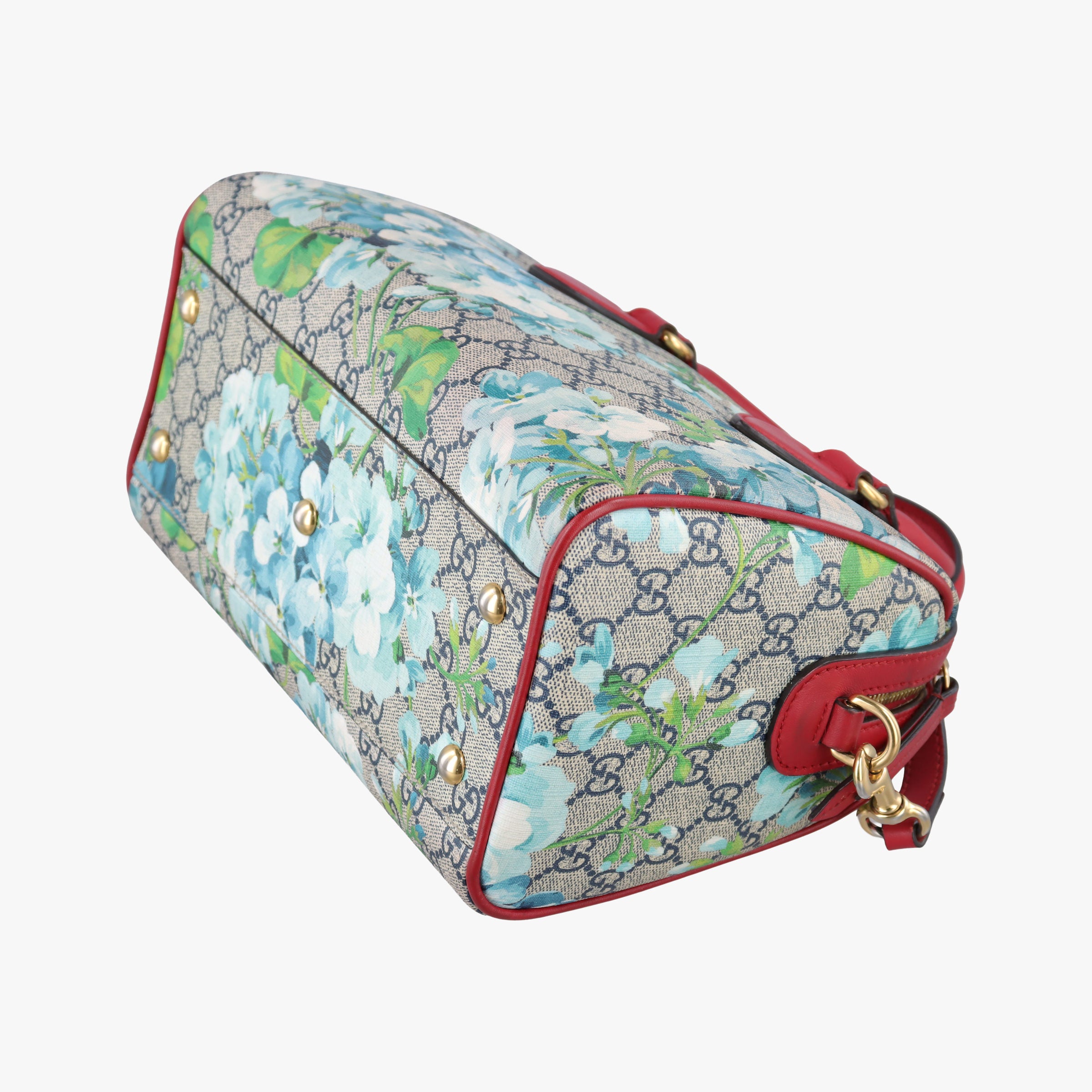 Pre-owned Gucci GG Blooms beige×Multicolour PVC coated canvas×Leather 546314 shoulderbag | stylenewstar
