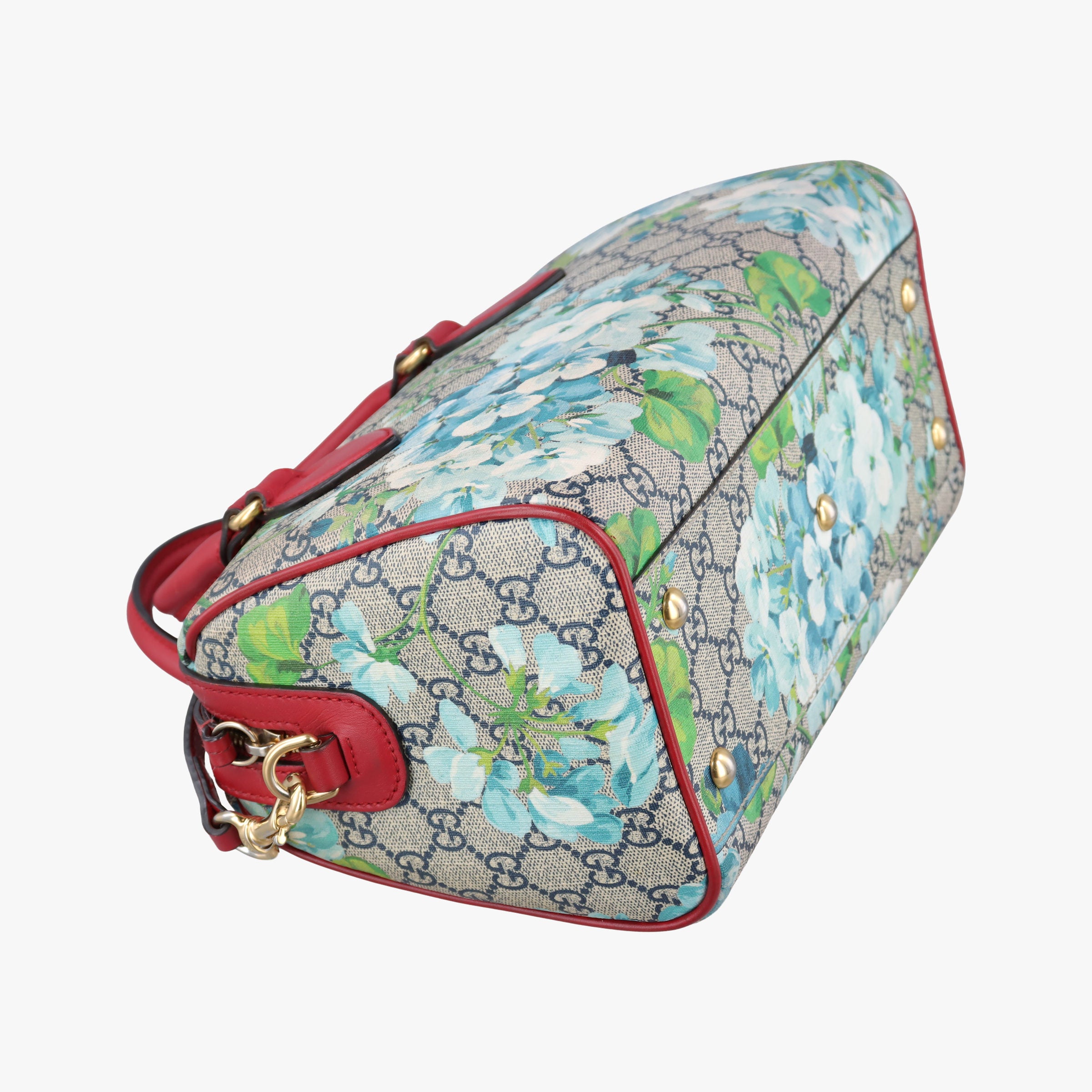 Pre-owned Gucci GG Blooms beige×Multicolour PVC coated canvas×Leather 546314 shoulderbag | stylenewstar