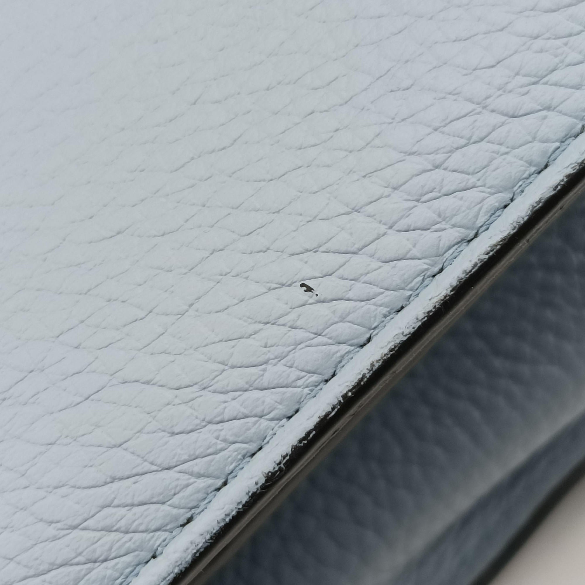 Pre-owned VERSACE Virtus Blue leather  shoulderbag | stylenewstar