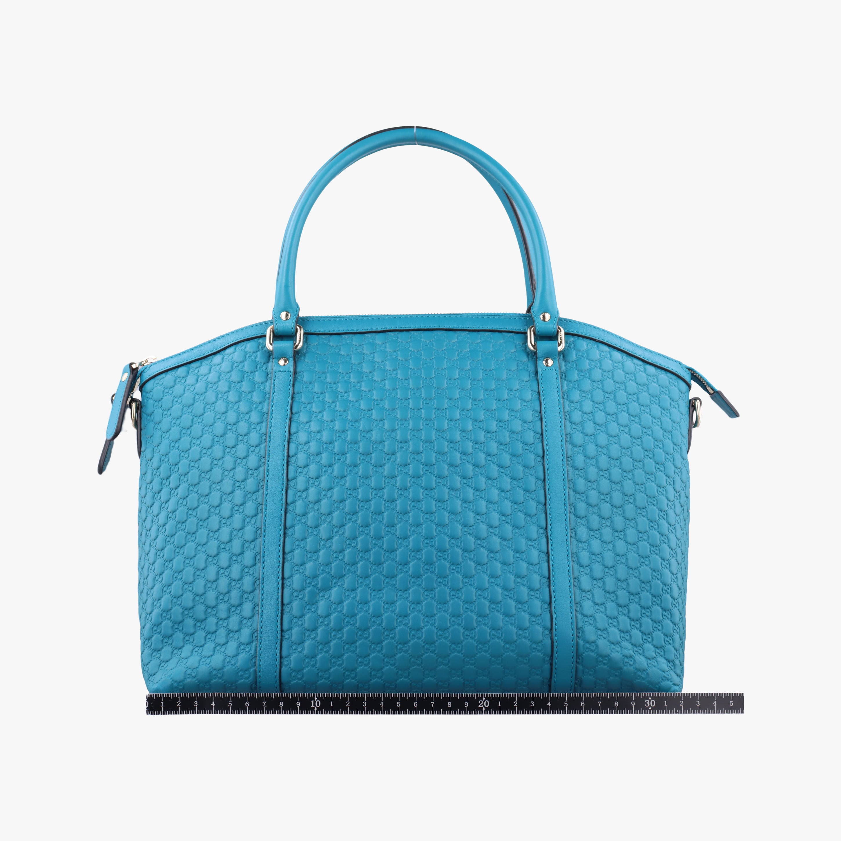 Pre-owned Gucci Microguccissima Blue Leather 449657 shoulderbag | stylenewstar