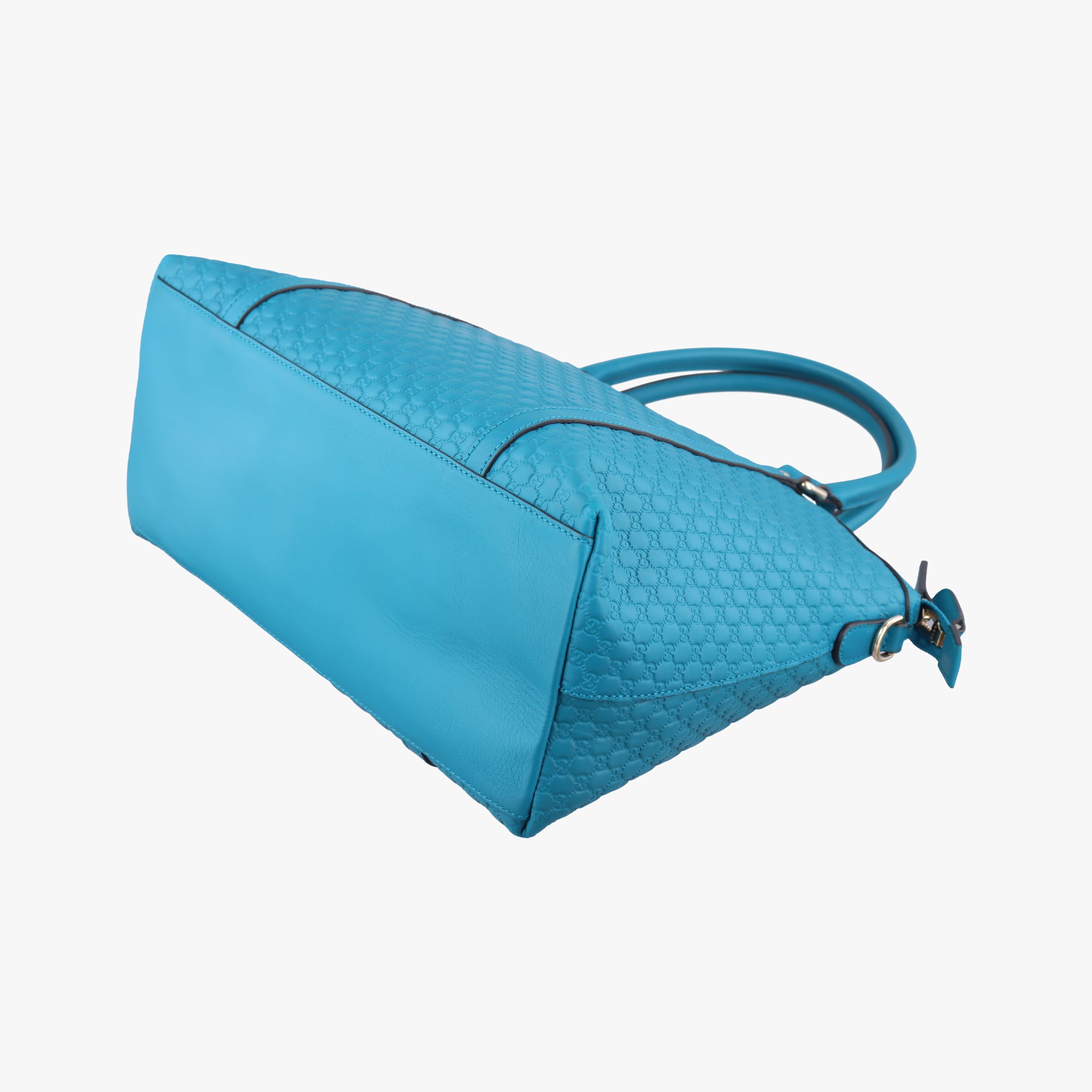 Pre-owned Gucci Microguccissima Blue Leather 449657 shoulderbag | stylenewstar