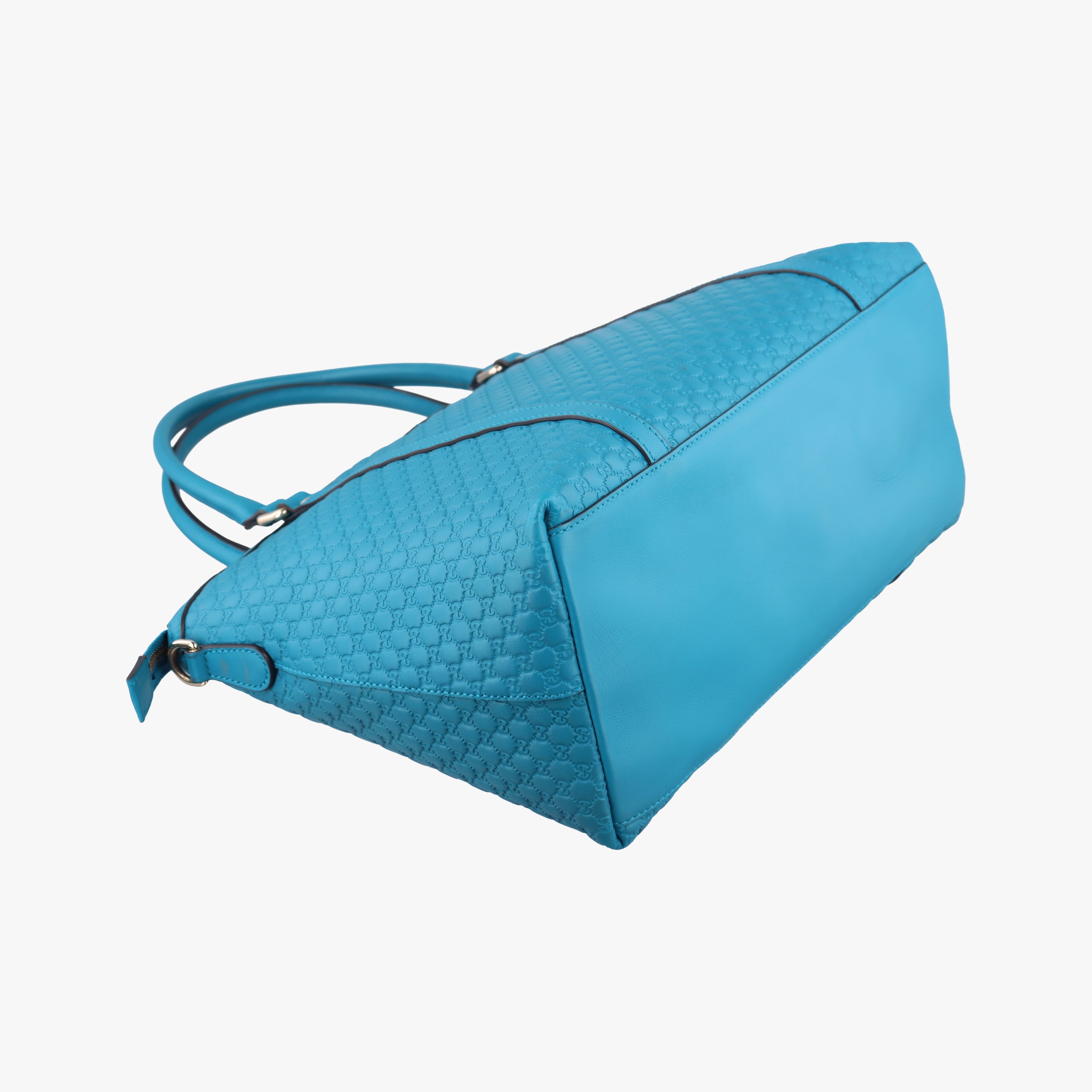 Pre-owned Gucci Microguccissima Blue Leather 449657 shoulderbag | stylenewstar