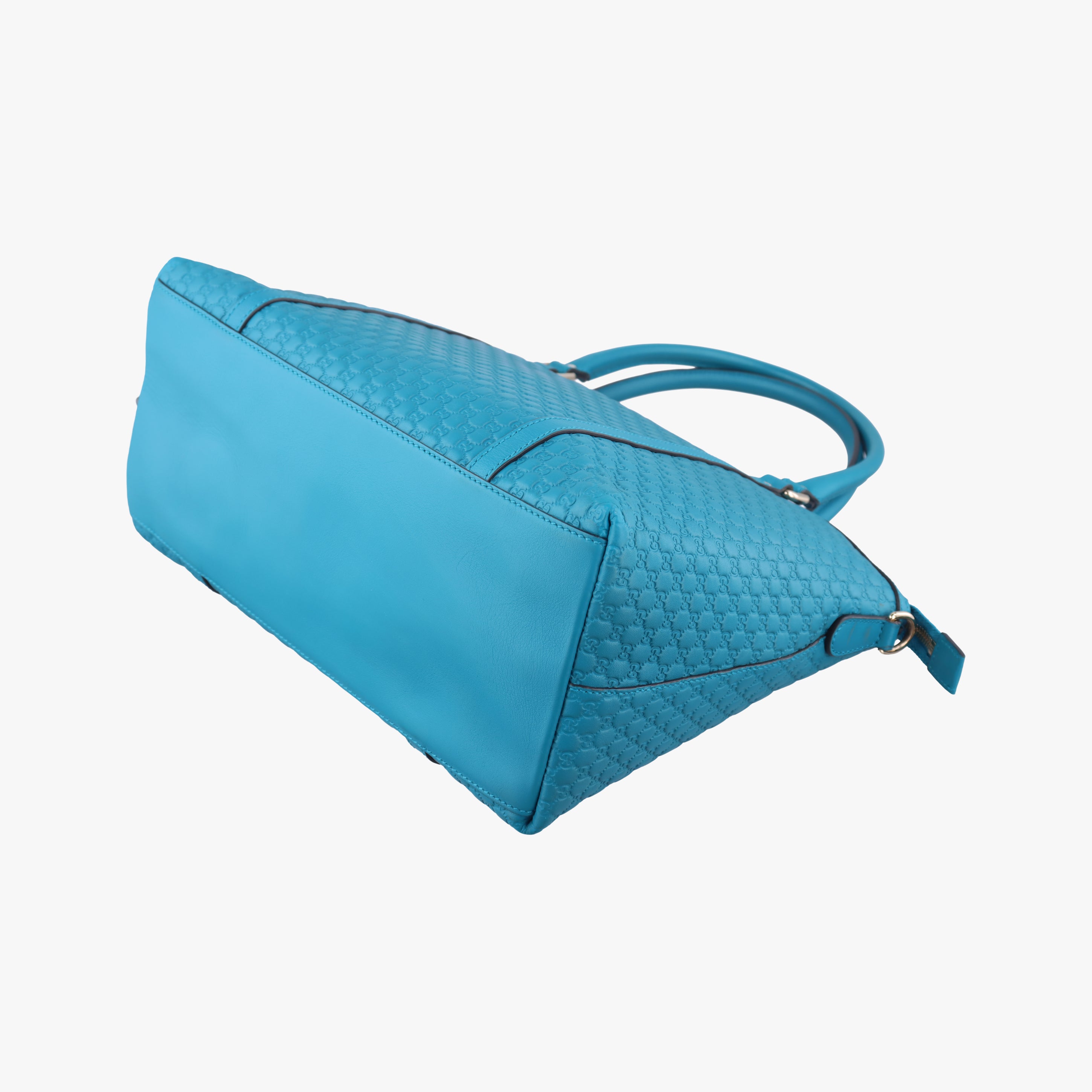 Pre-owned Gucci Microguccissima Blue Leather 449657 shoulderbag | stylenewstar
