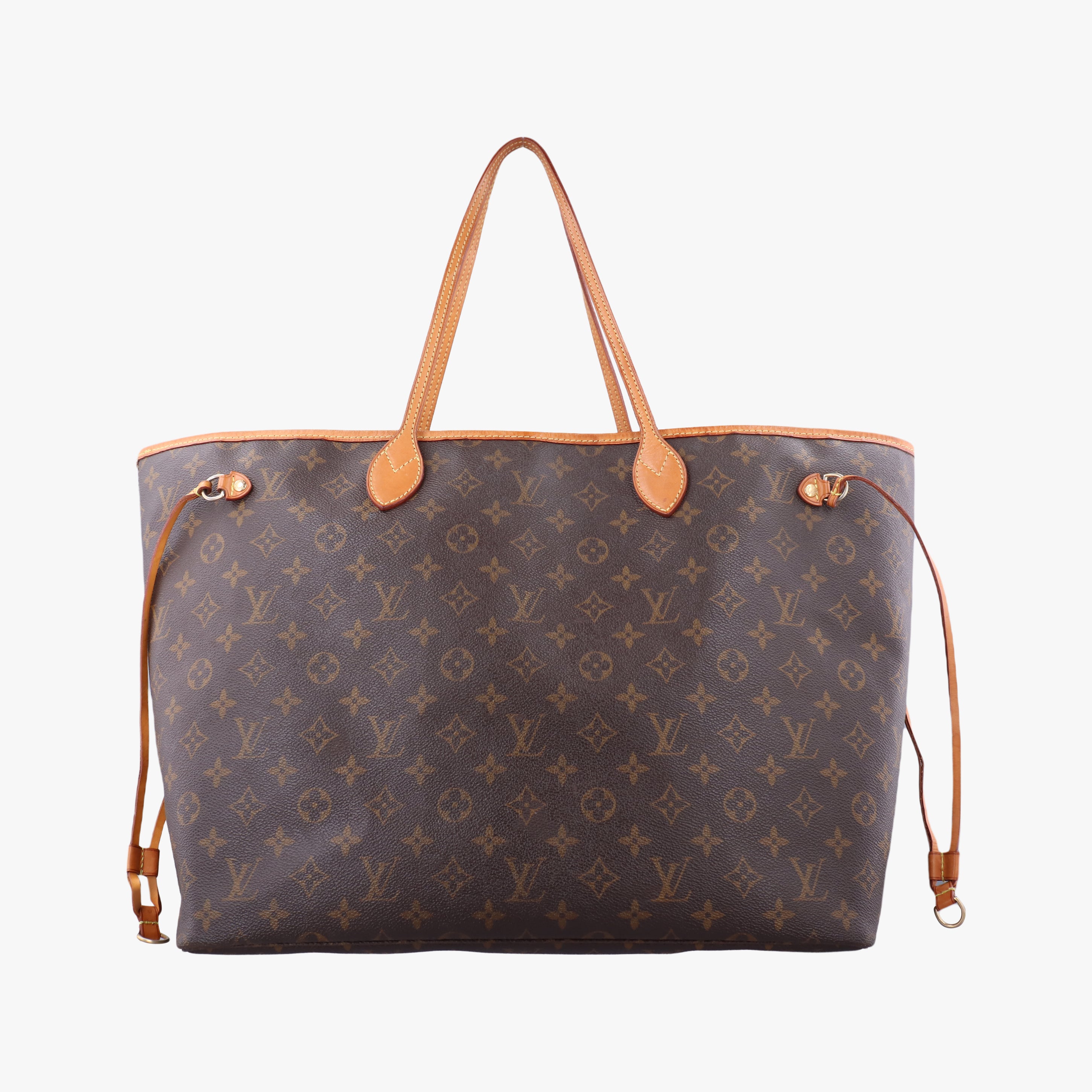 Pre-owned Louis Vuitton NEVERFULL GM Brown Monogram Canvas M40157 handbag | stylenewstar