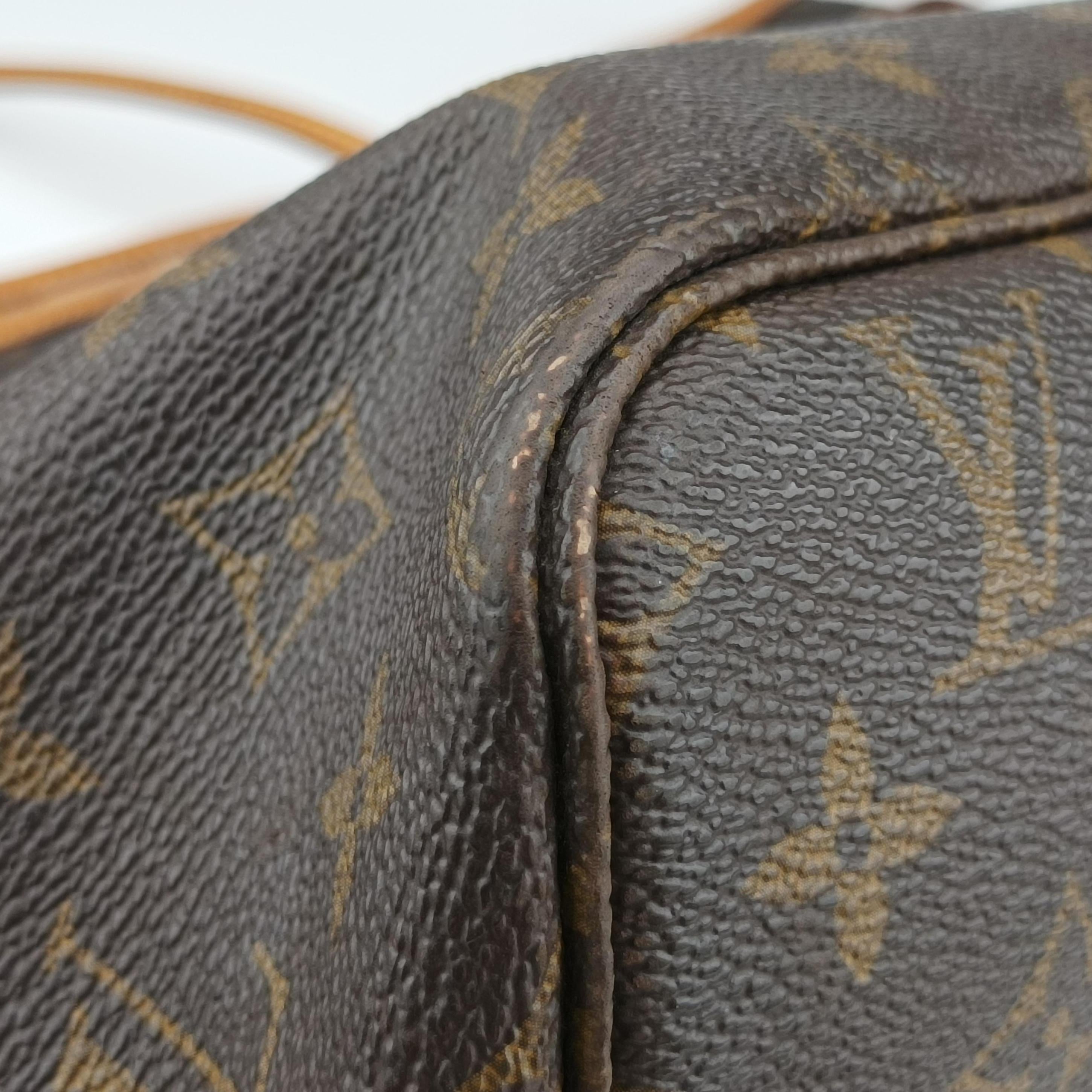 Pre-owned Louis Vuitton NEVERFULL GM Brown Monogram Canvas M40157 handbag | stylenewstar