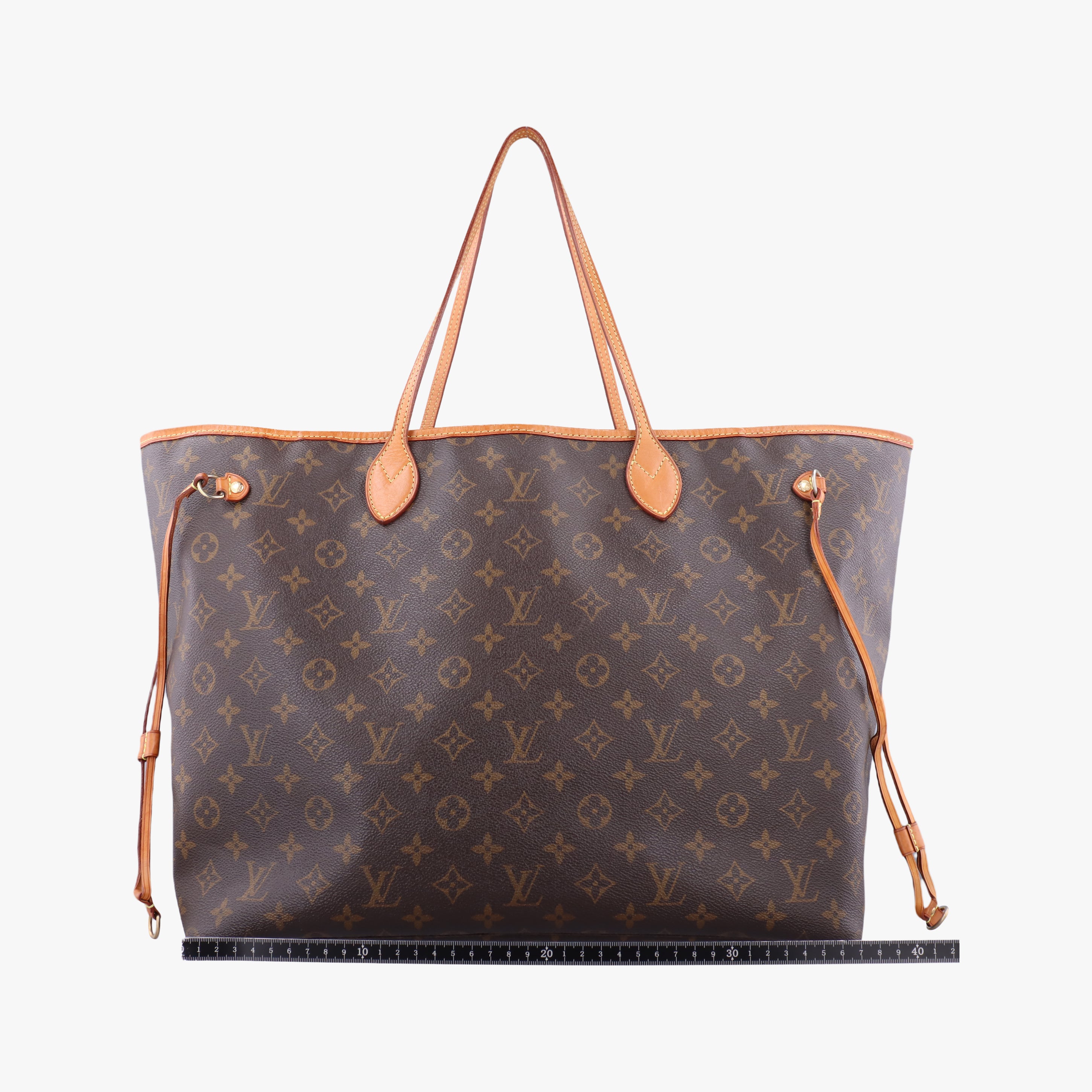 Pre-owned Louis Vuitton NEVERFULL GM Brown Monogram Canvas M40157 handbag | stylenewstar
