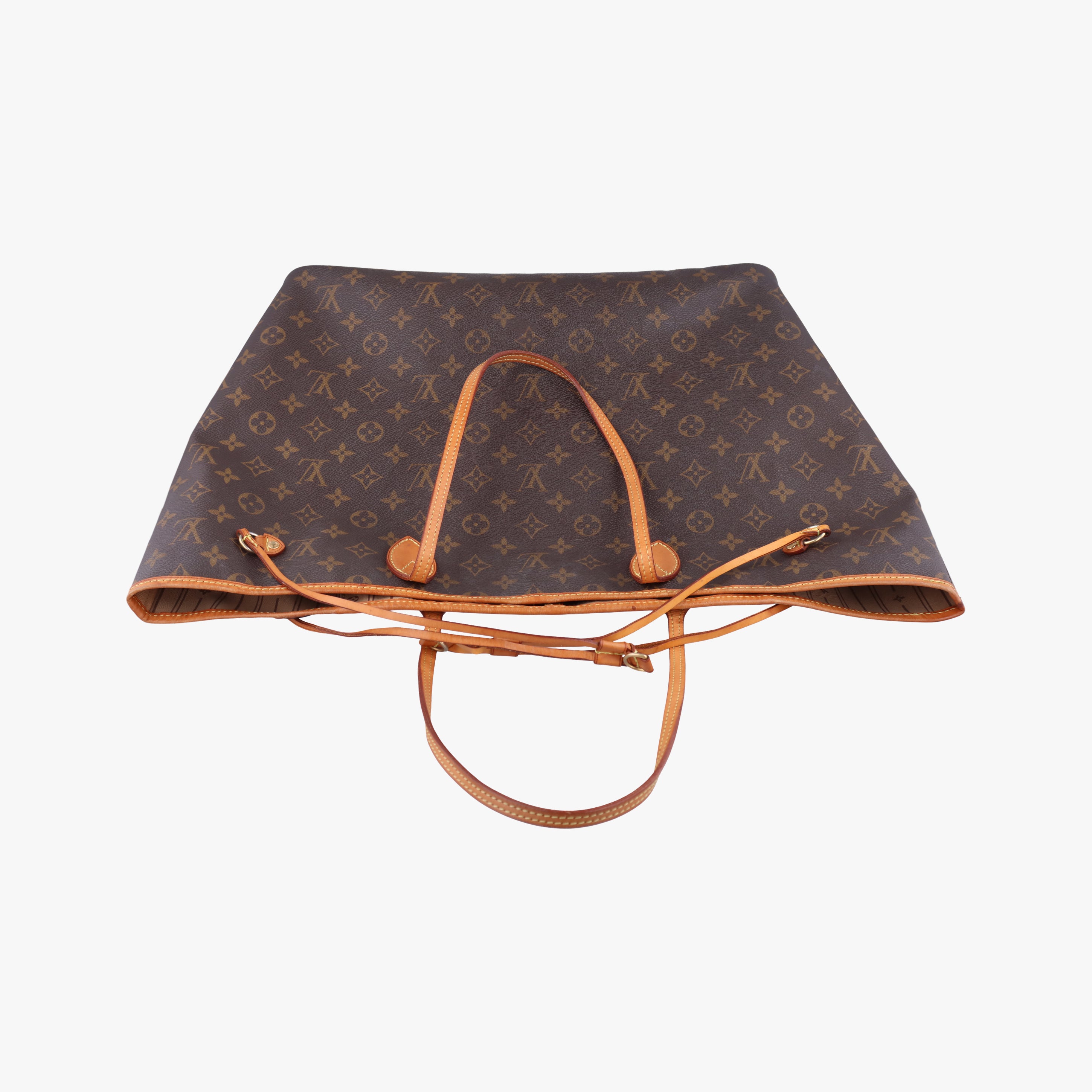 Pre-owned Louis Vuitton NEVERFULL GM Brown Monogram Canvas M40157 handbag | stylenewstar
