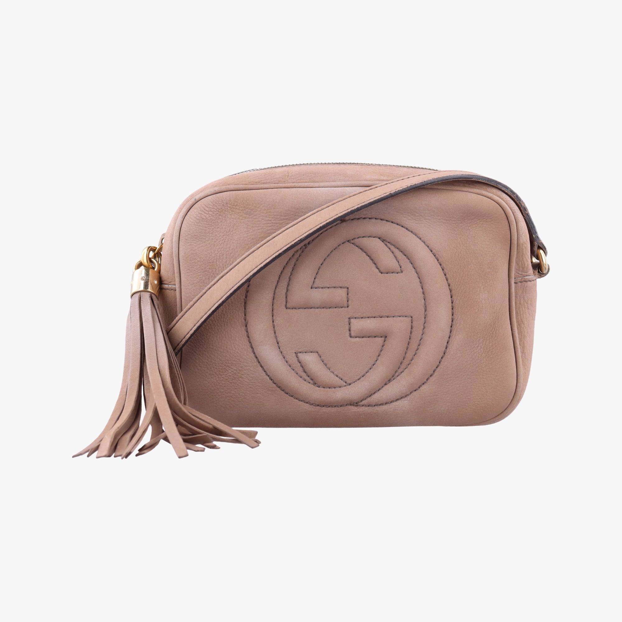 Secondhand Gucci Soho Beige Suede 308364 shoulderbag | stylenewstar