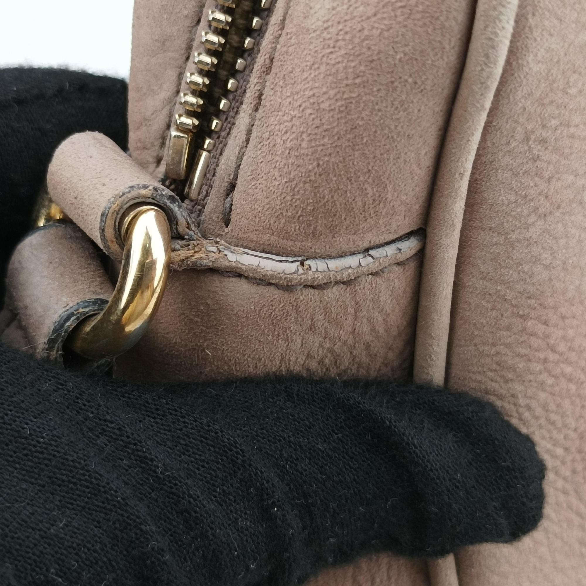 Secondhand Gucci Soho Beige Suede 308364 shoulderbag | stylenewstar