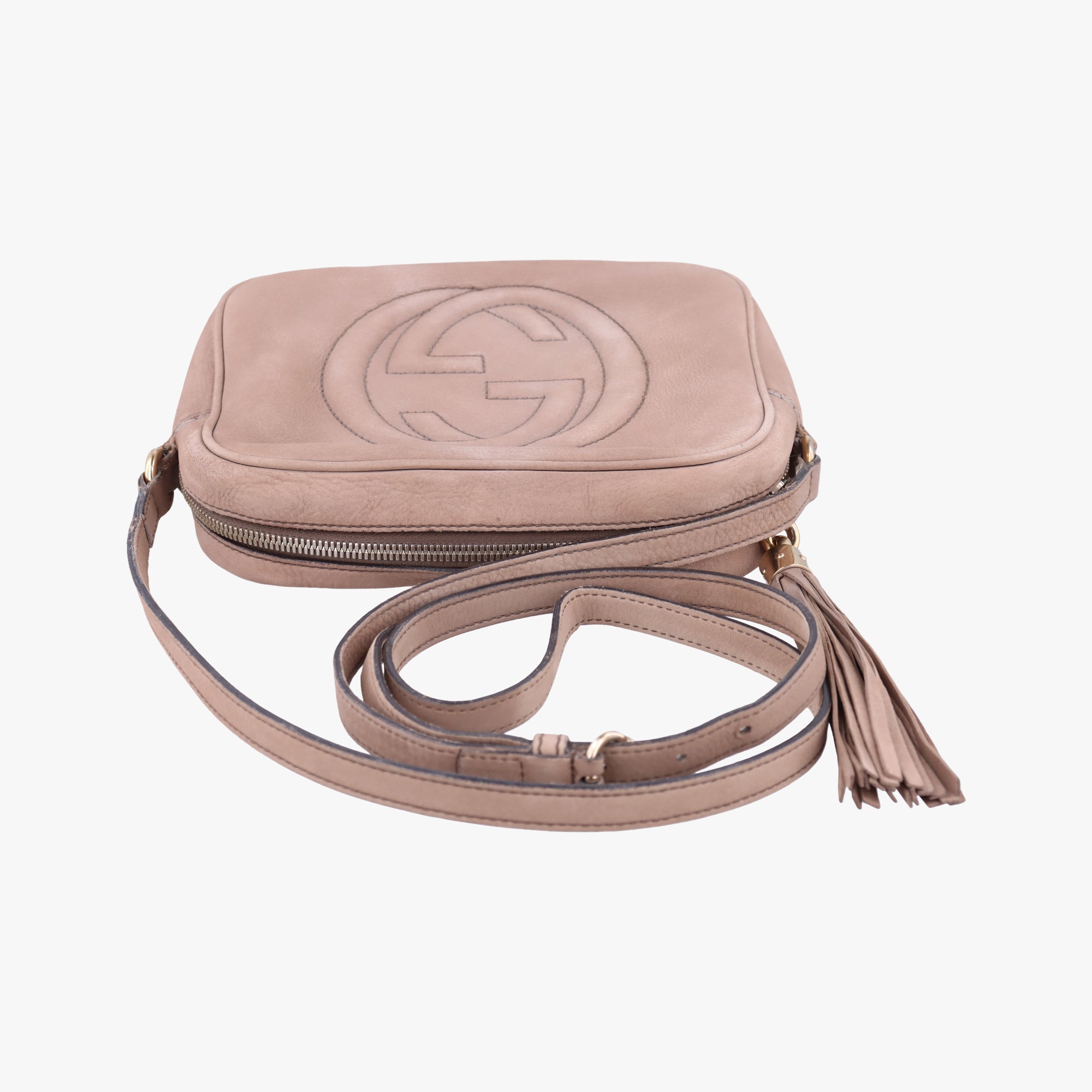 Secondhand Gucci Soho Beige Suede 308364 shoulderbag | stylenewstar