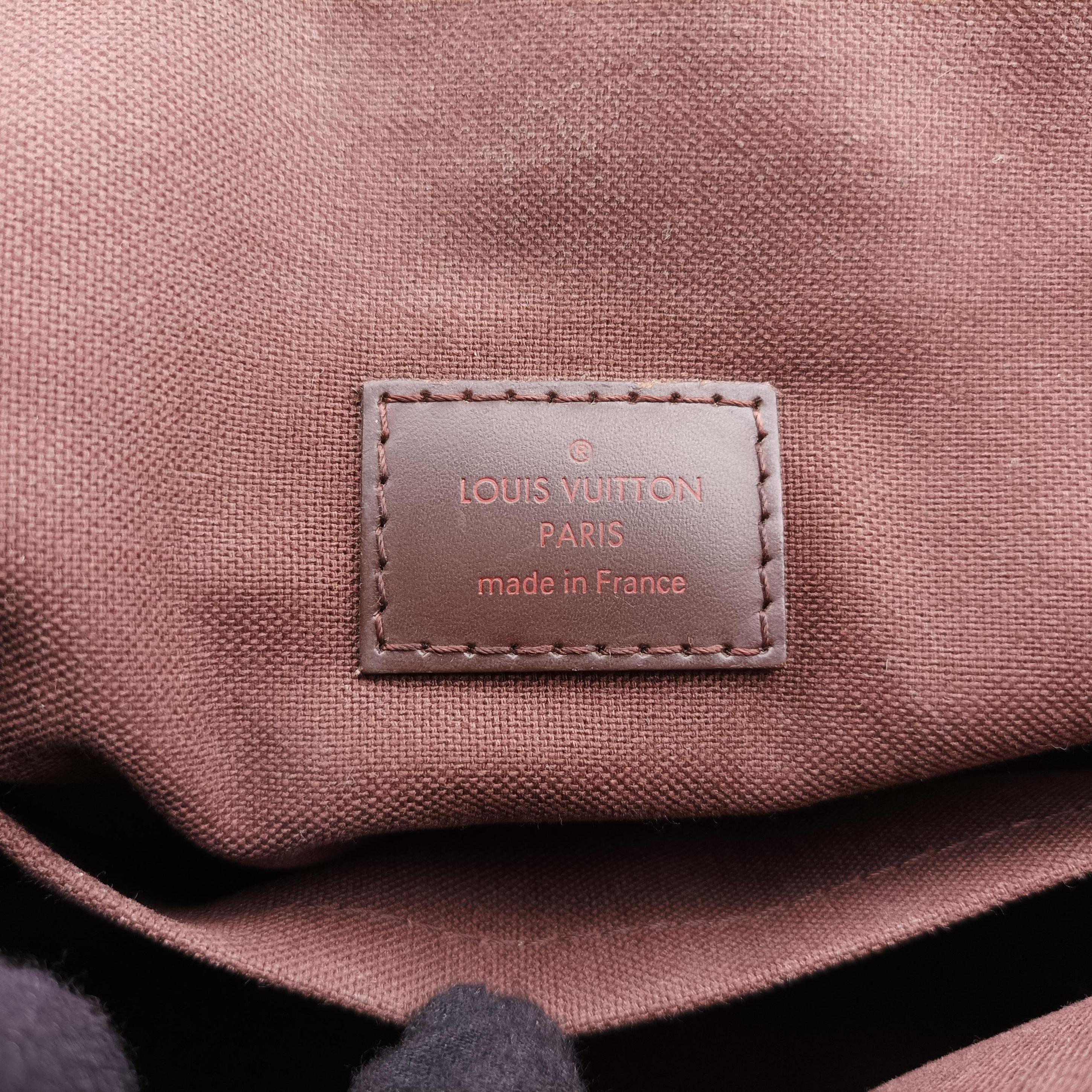 Pre-owned Louis Vuitton BROOKLYN MM EBENE Damier Canvas N51211 shoulderbag | stylenewstar