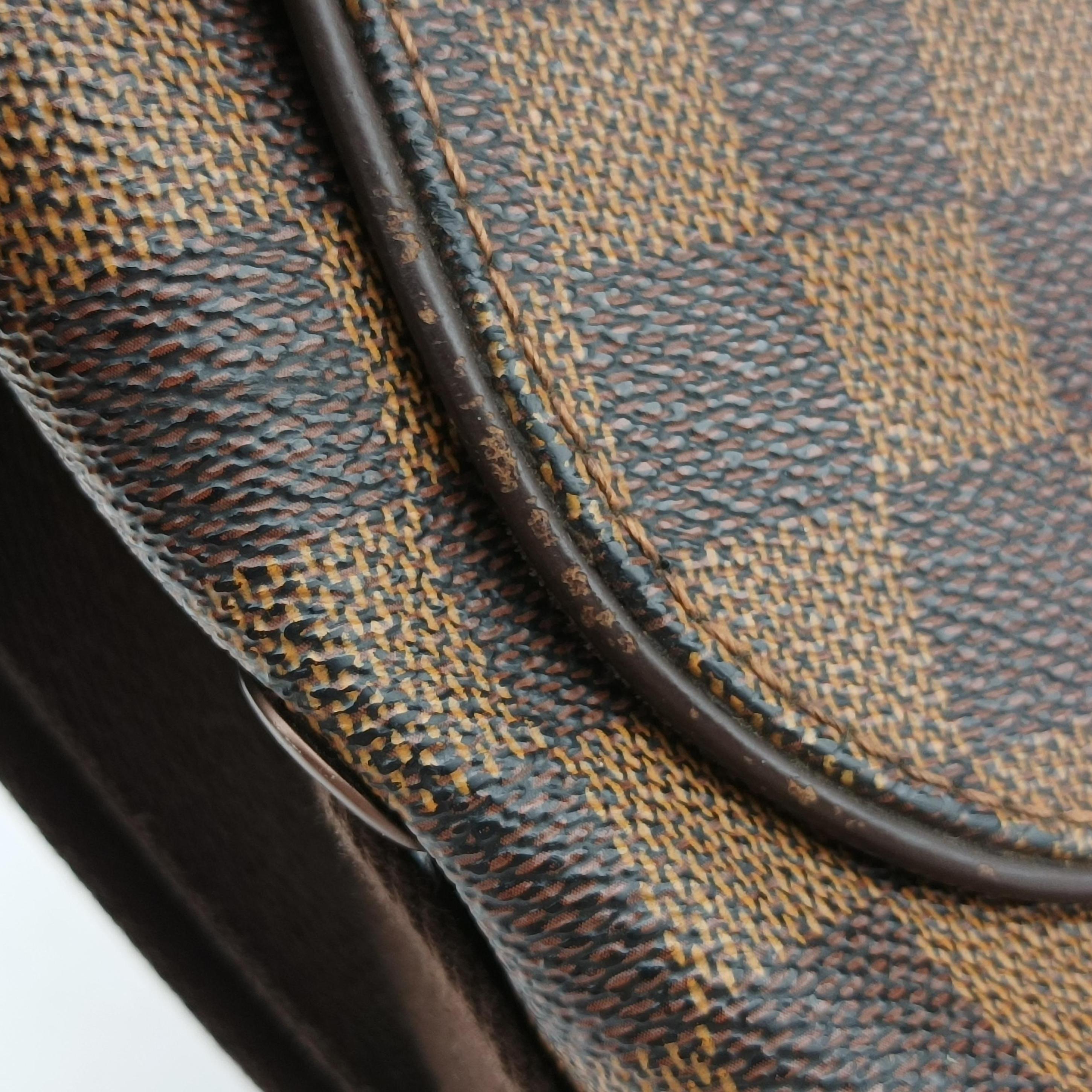 Pre-owned Louis Vuitton BROOKLYN MM EBENE Damier Canvas N51211 shoulderbag | stylenewstar