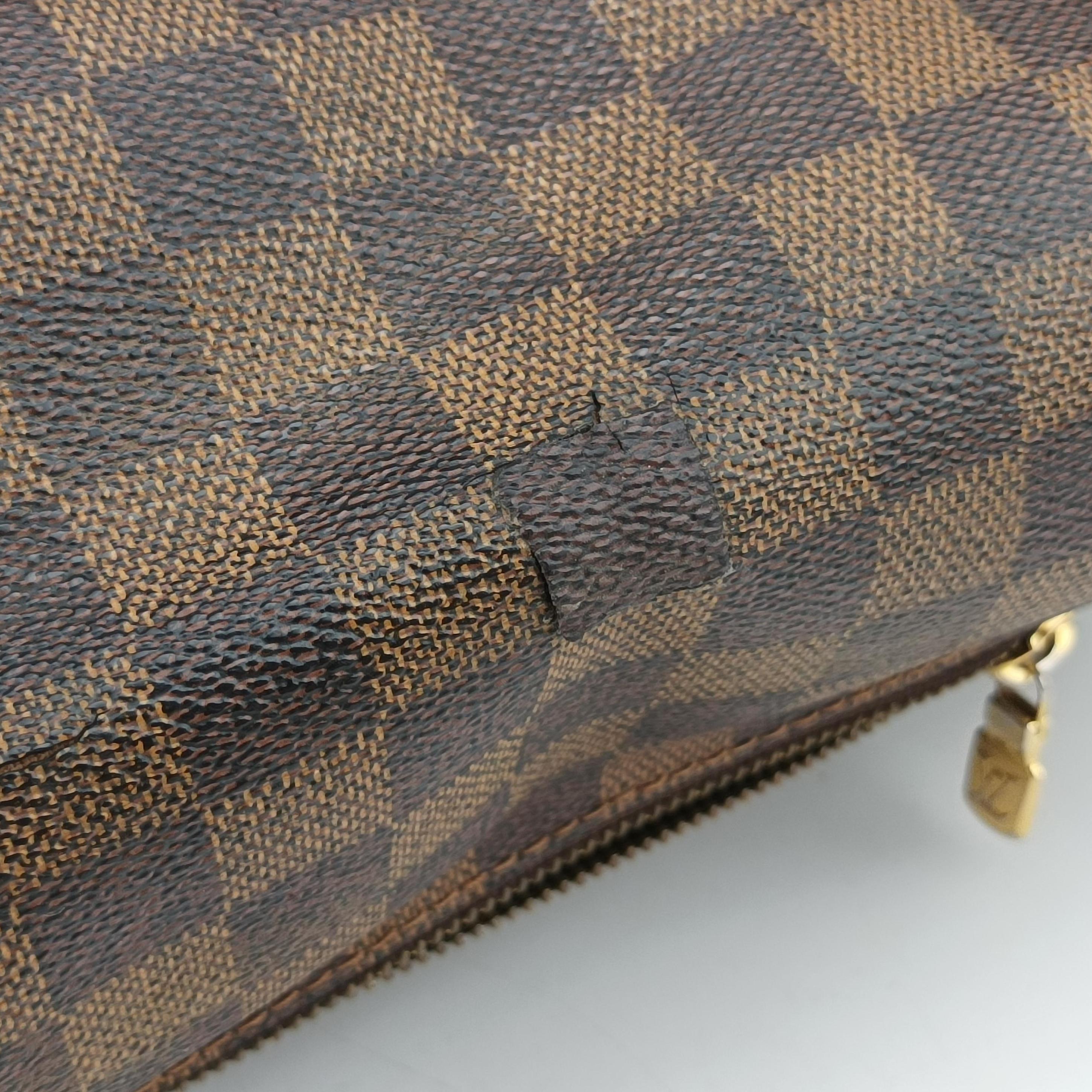 Pre-owned Louis Vuitton BROOKLYN MM EBENE Damier Canvas N51211 shoulderbag | stylenewstar