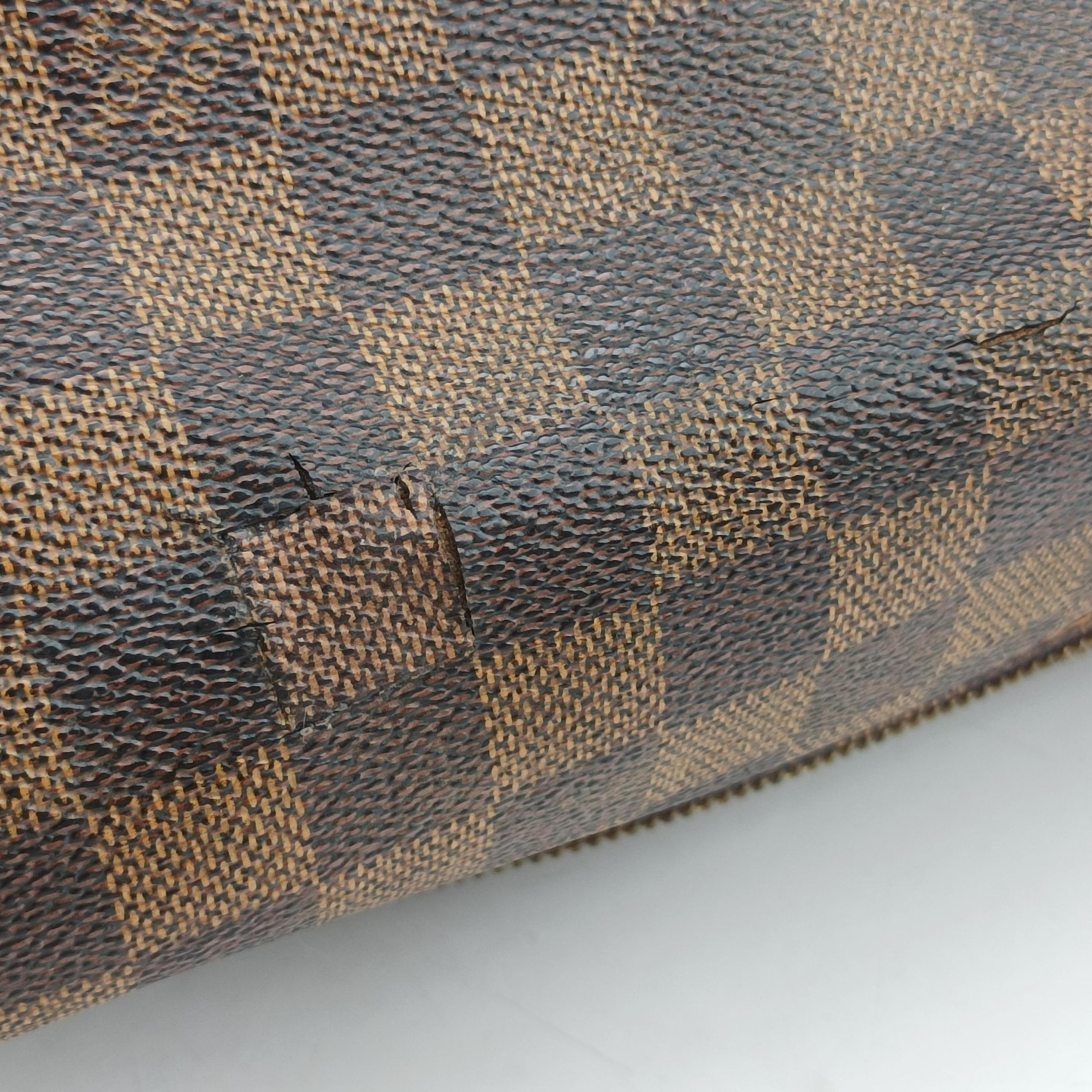 Pre-owned Louis Vuitton BROOKLYN MM EBENE Damier Canvas N51211 shoulderbag | stylenewstar