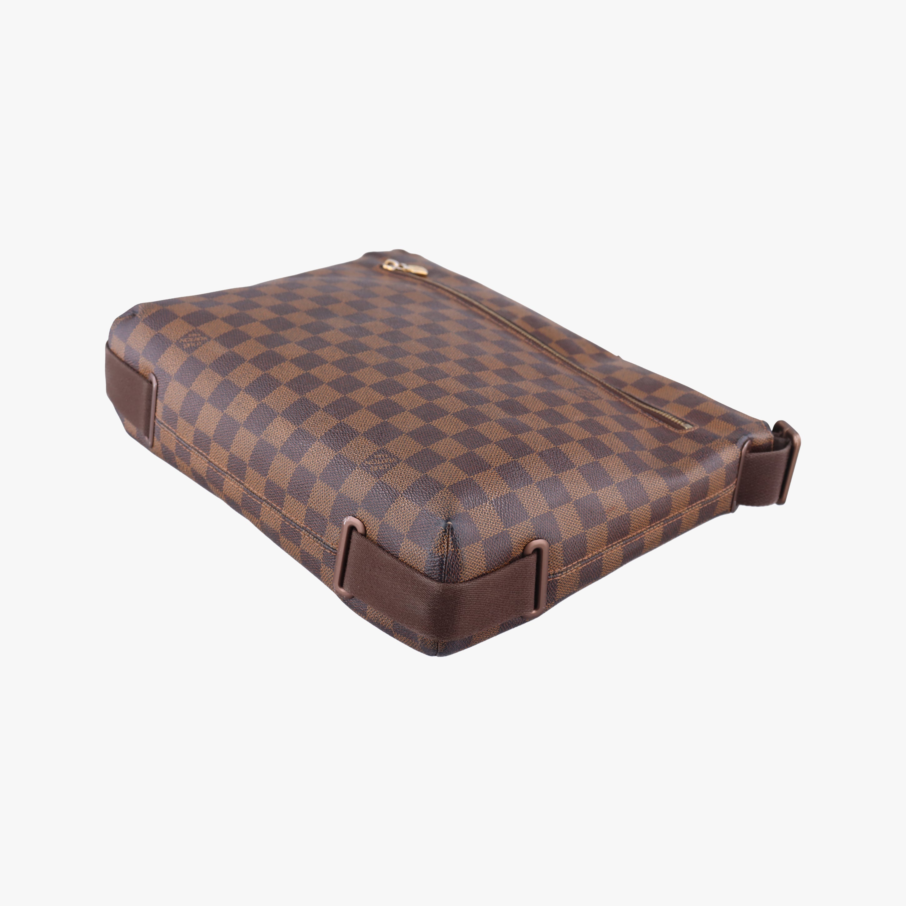 Pre-owned Louis Vuitton BROOKLYN MM EBENE Damier Canvas N51211 shoulderbag | stylenewstar
