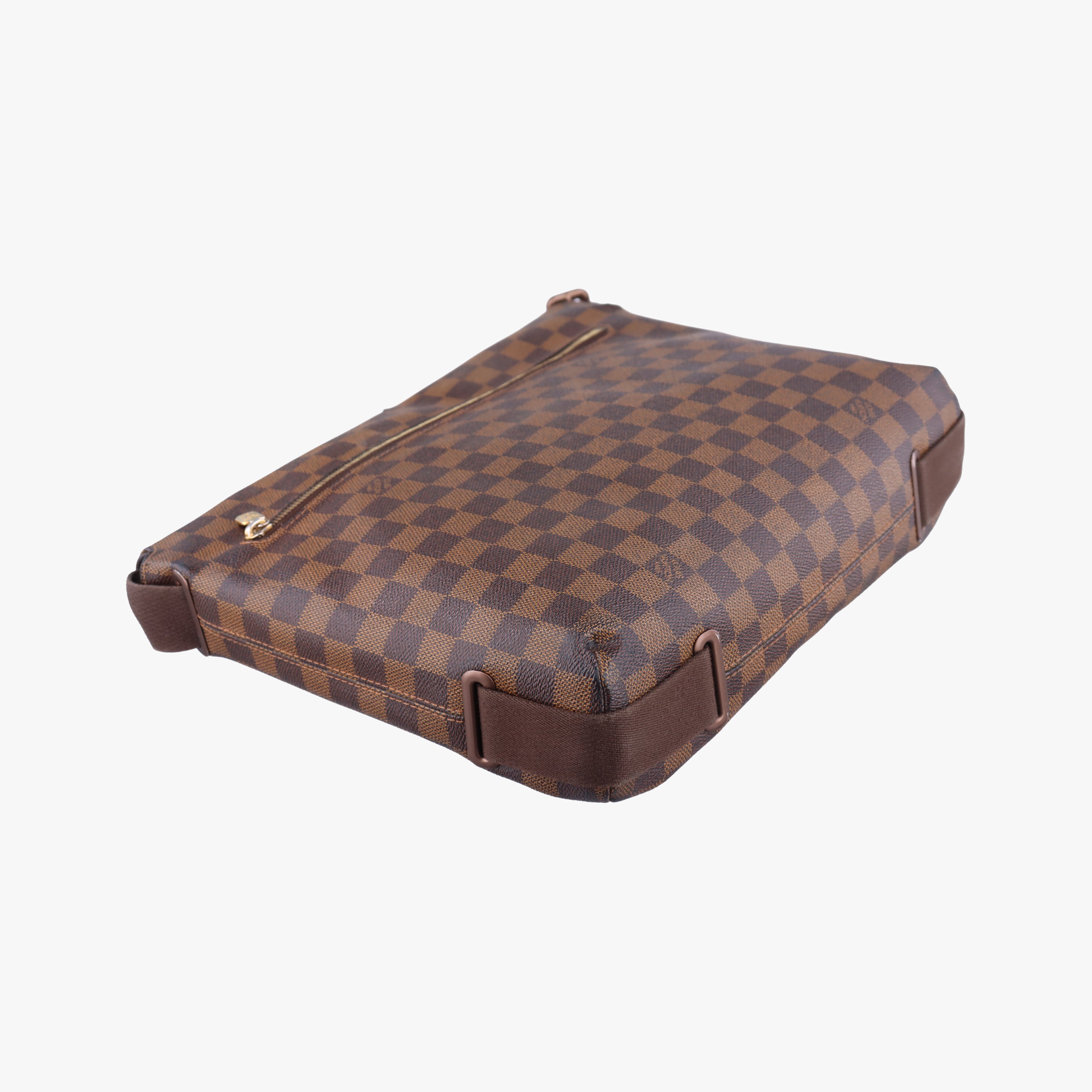 Pre-owned Louis Vuitton BROOKLYN MM EBENE Damier Canvas N51211 shoulderbag | stylenewstar