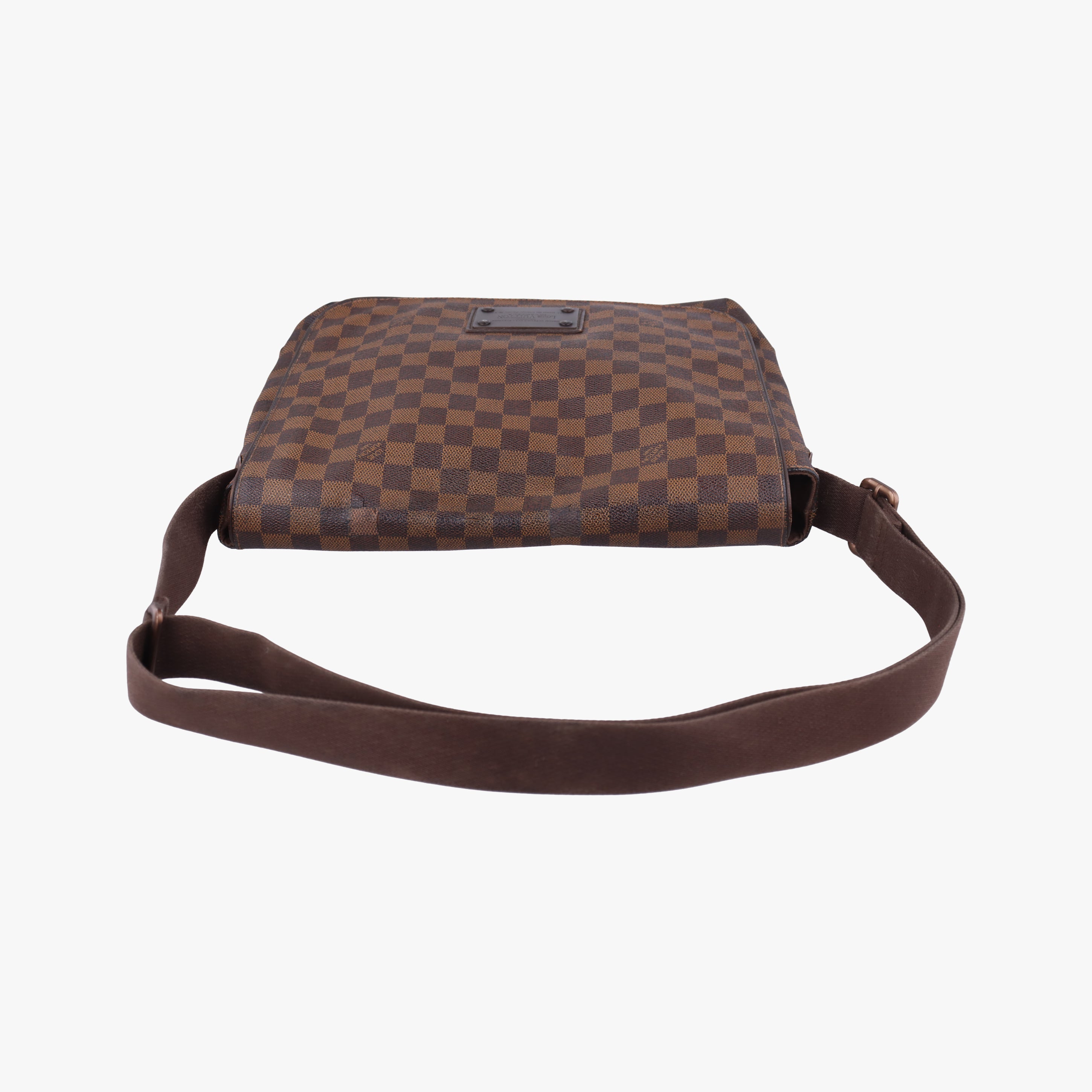Pre-owned Louis Vuitton BROOKLYN MM EBENE Damier Canvas N51211 shoulderbag | stylenewstar
