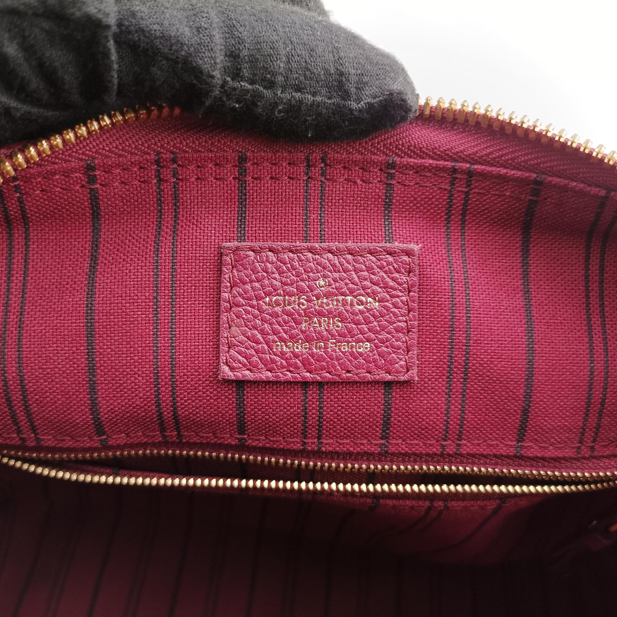 Pre-owned Louis Vuitton Speedy Bandouliere 25 Aurore Monogram Empreinte M40764 shoulderbag | stylenewstar
