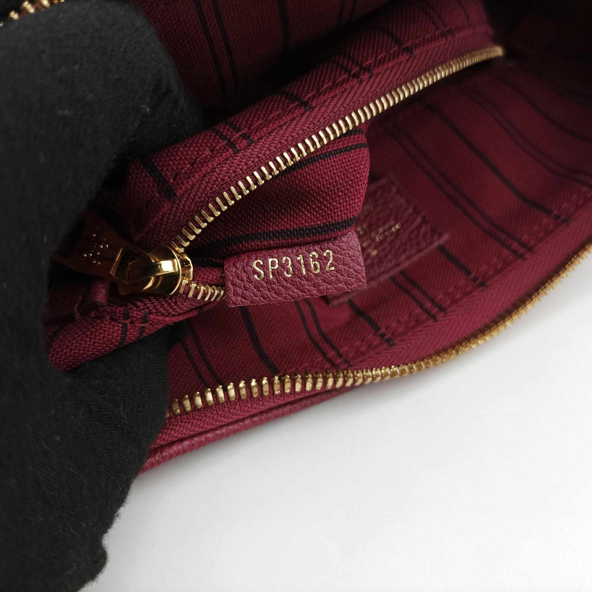 Pre-owned Louis Vuitton Speedy Bandouliere 25 Aurore Monogram Empreinte M40764 shoulderbag | stylenewstar