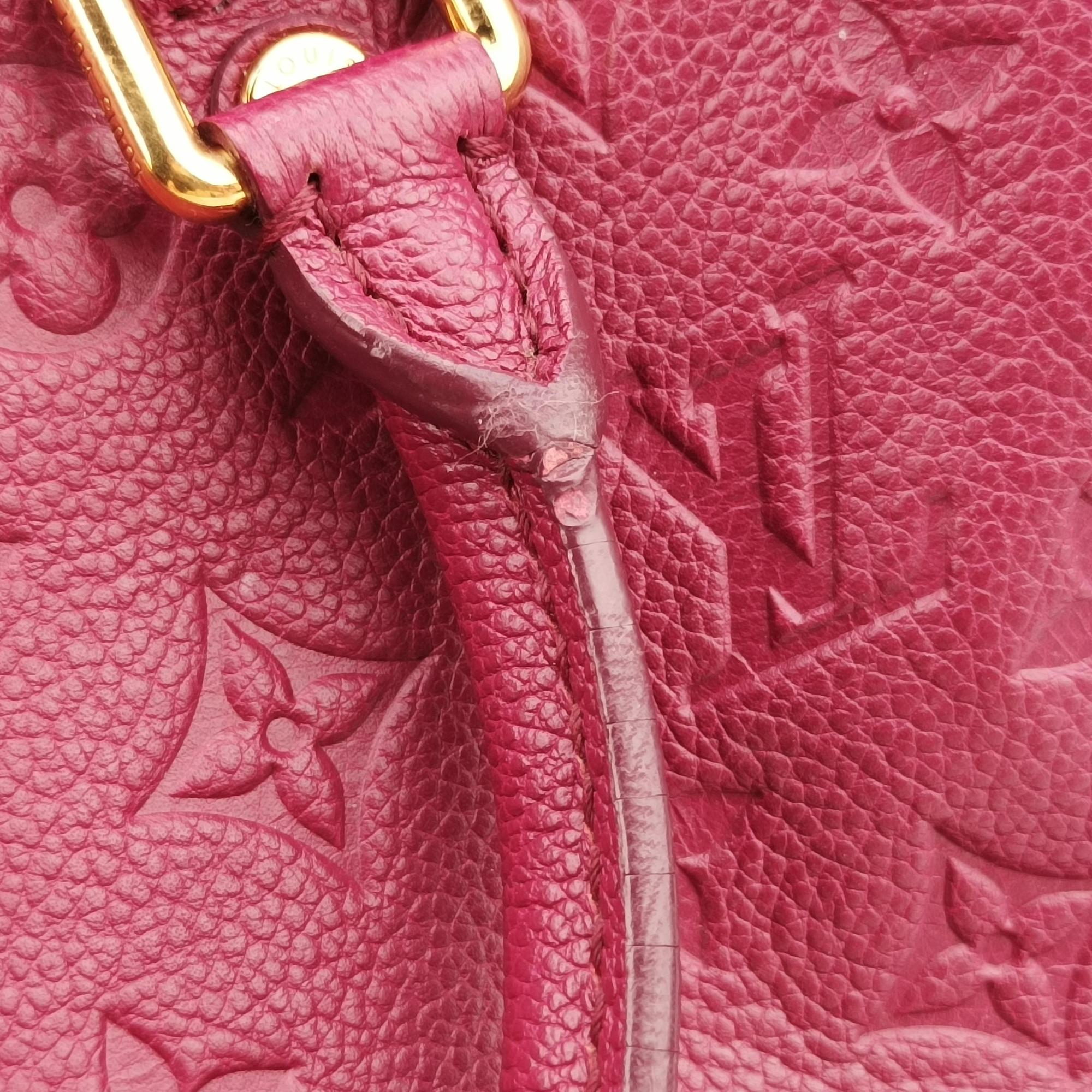 Pre-owned Louis Vuitton Speedy Bandouliere 25 Aurore Monogram Empreinte M40764 shoulderbag | stylenewstar