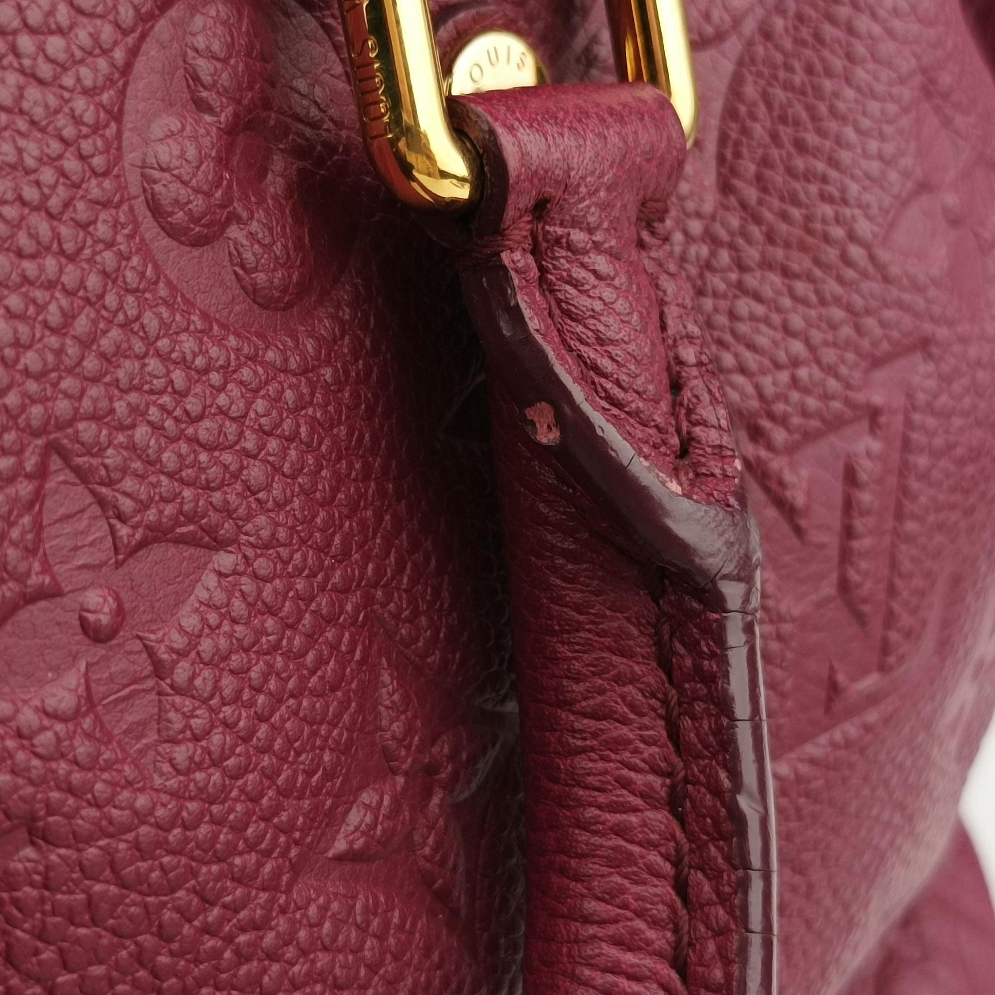 Pre-owned Louis Vuitton Speedy Bandouliere 25 Aurore Monogram Empreinte M40764 shoulderbag | stylenewstar