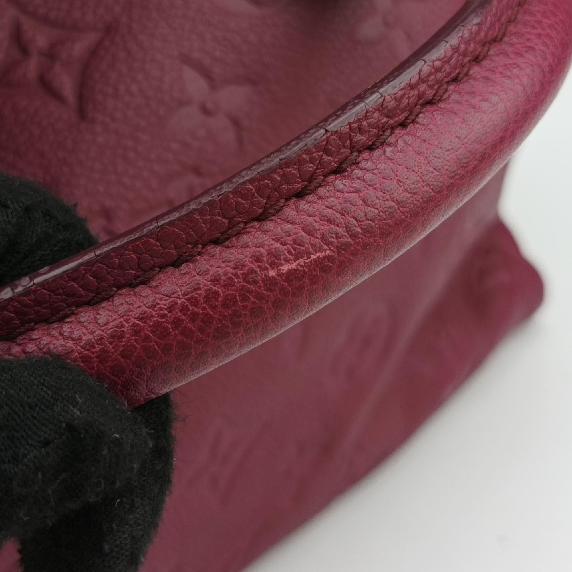 Pre-owned Louis Vuitton Speedy Bandouliere 25 Aurore Monogram Empreinte M40764 shoulderbag | stylenewstar