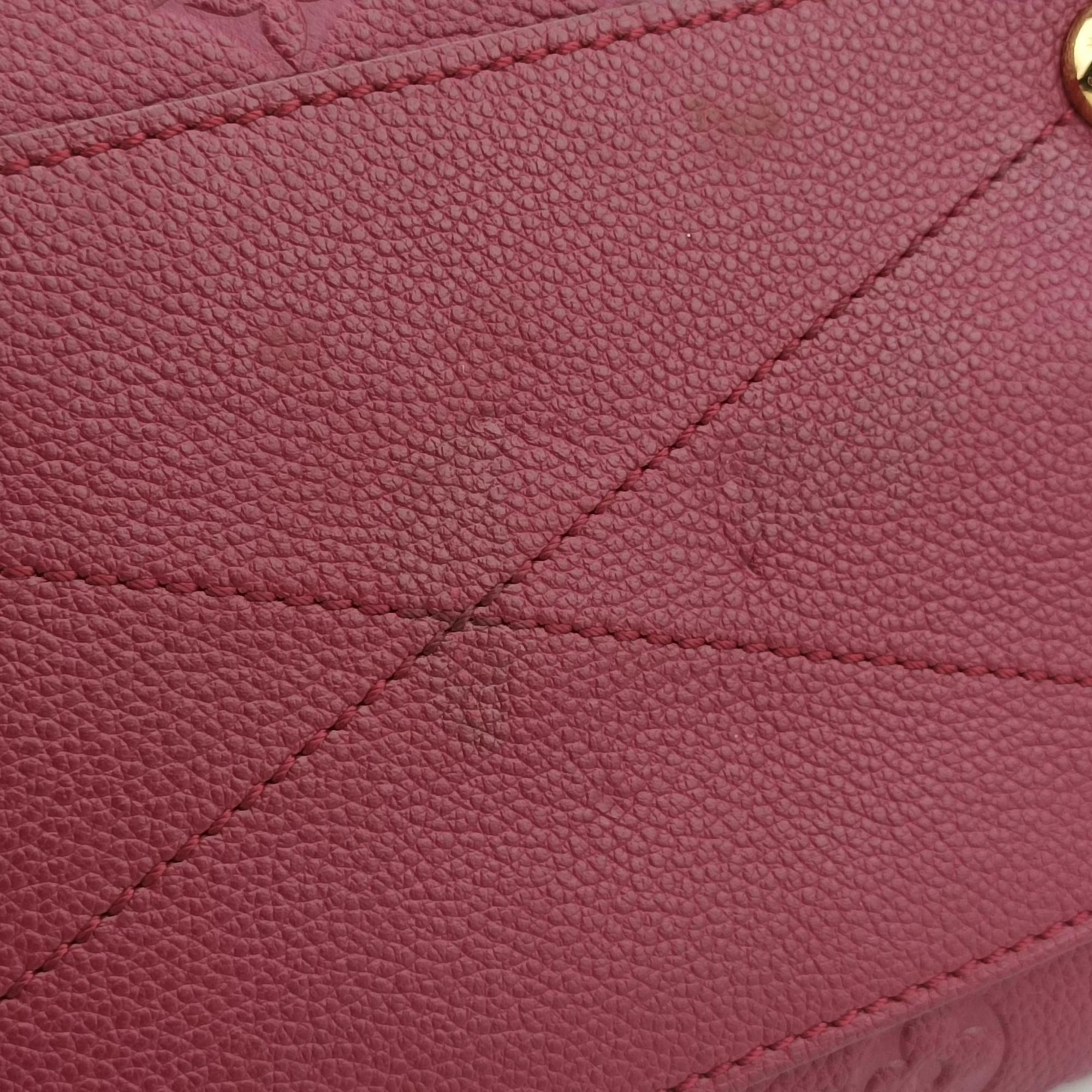 Pre-owned Louis Vuitton Speedy Bandouliere 25 Aurore Monogram Empreinte M40764 shoulderbag | stylenewstar