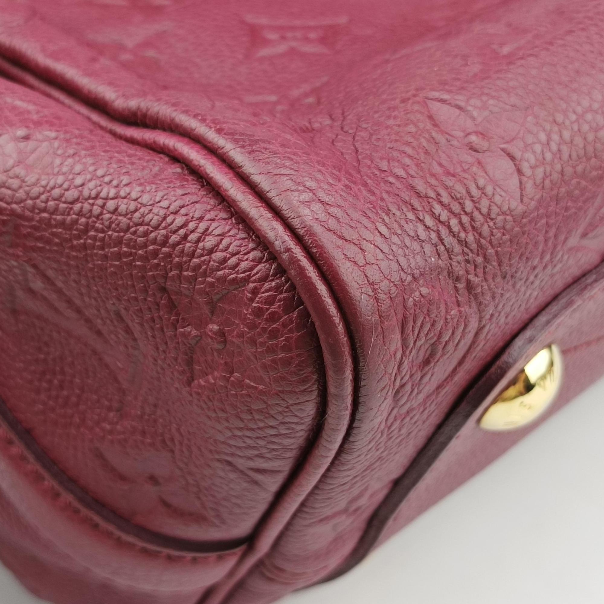 Pre-owned Louis Vuitton Speedy Bandouliere 25 Aurore Monogram Empreinte M40764 shoulderbag | stylenewstar