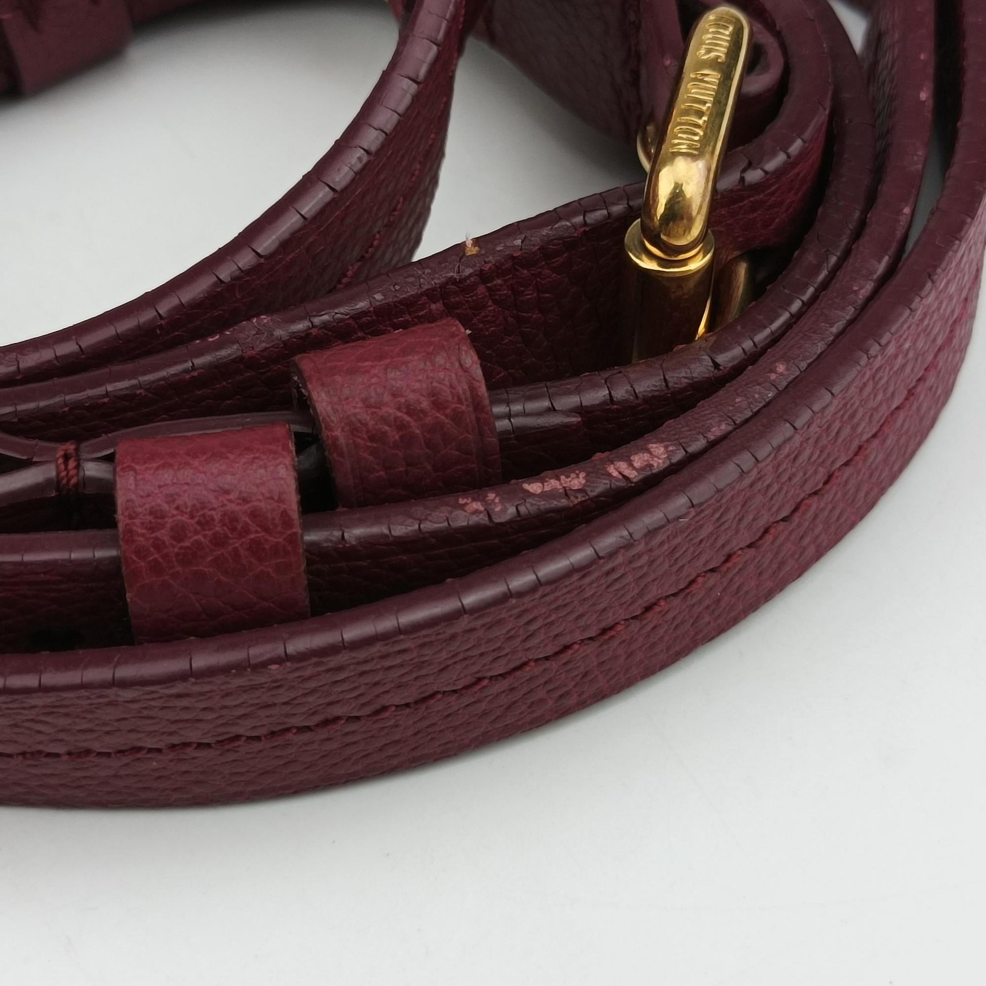 Pre-owned Louis Vuitton Speedy Bandouliere 25 Aurore Monogram Empreinte M40764 shoulderbag | stylenewstar