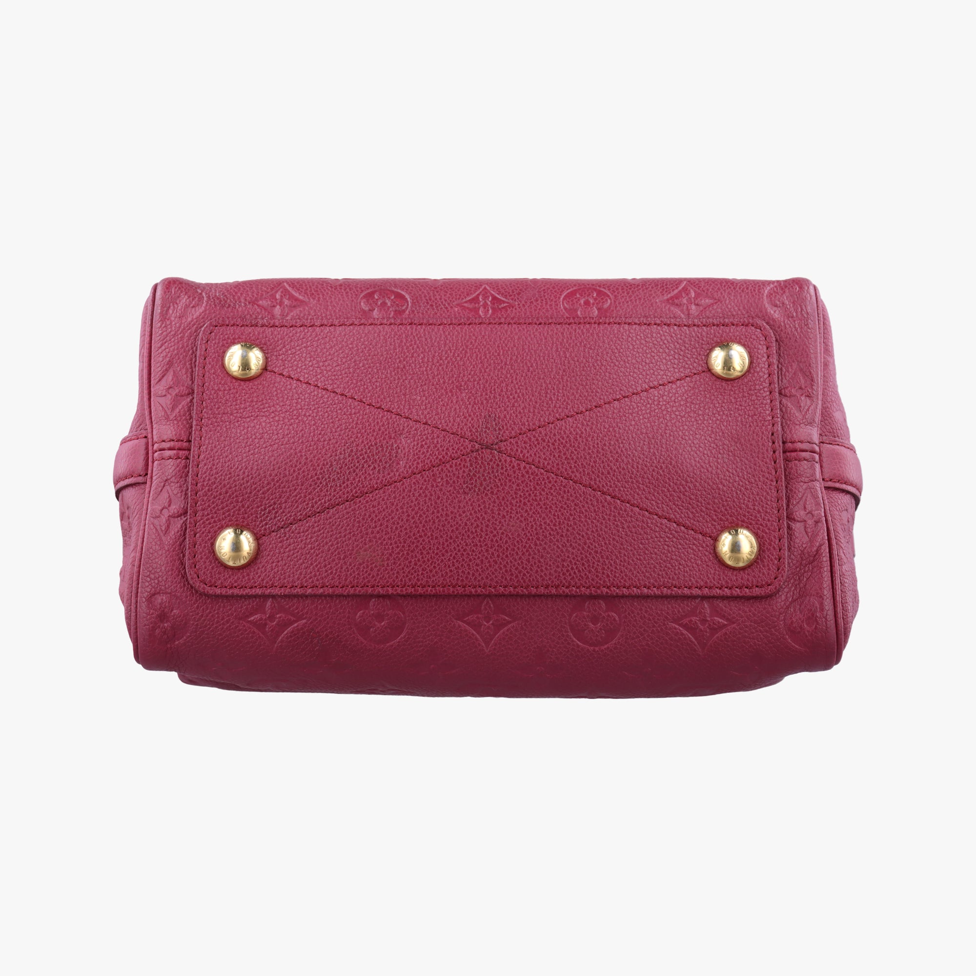 Pre-owned Louis Vuitton Speedy Bandouliere 25 Aurore Monogram Empreinte M40764 shoulderbag | stylenewstar