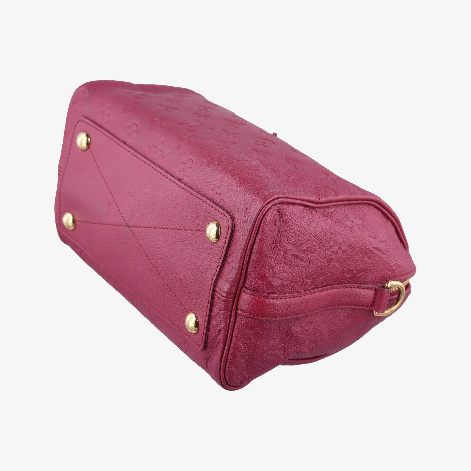 Pre-owned Louis Vuitton Speedy Bandouliere 25 Aurore Monogram Empreinte M40764 shoulderbag | stylenewstar