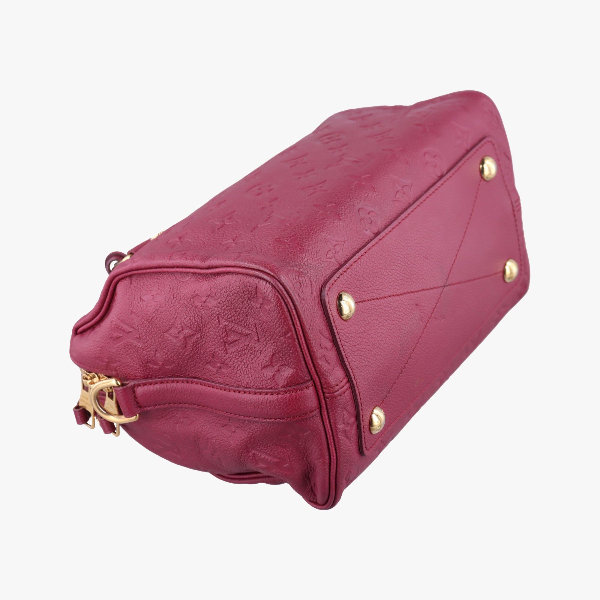 Pre-owned Louis Vuitton Speedy Bandouliere 25 Aurore Monogram Empreinte M40764 shoulderbag | stylenewstar
