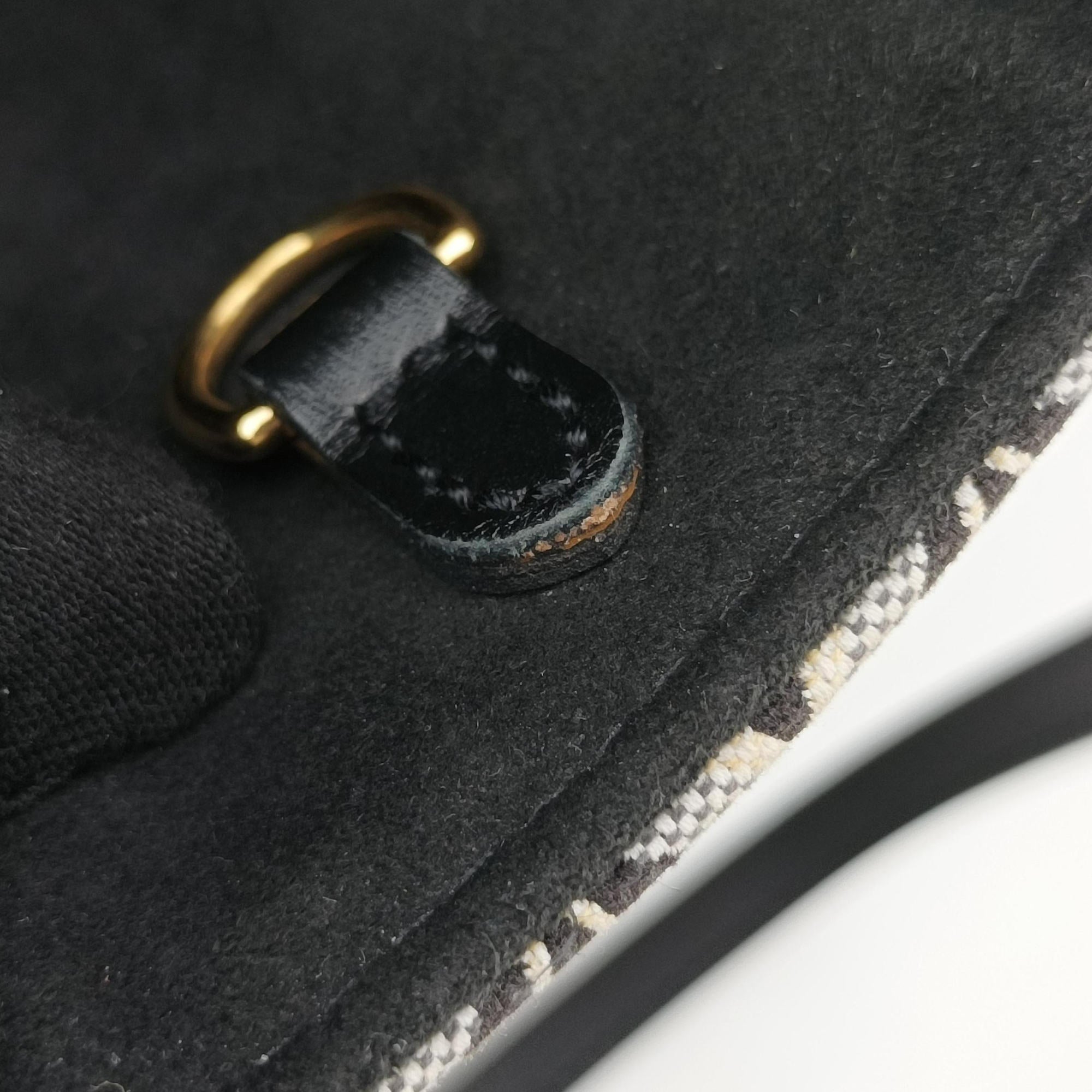 Pre-owned Louis Vuitton SINCE1854 On the Go GM Black×White jacquard canvas x leather M57207 shoulderbag | stylenewstar