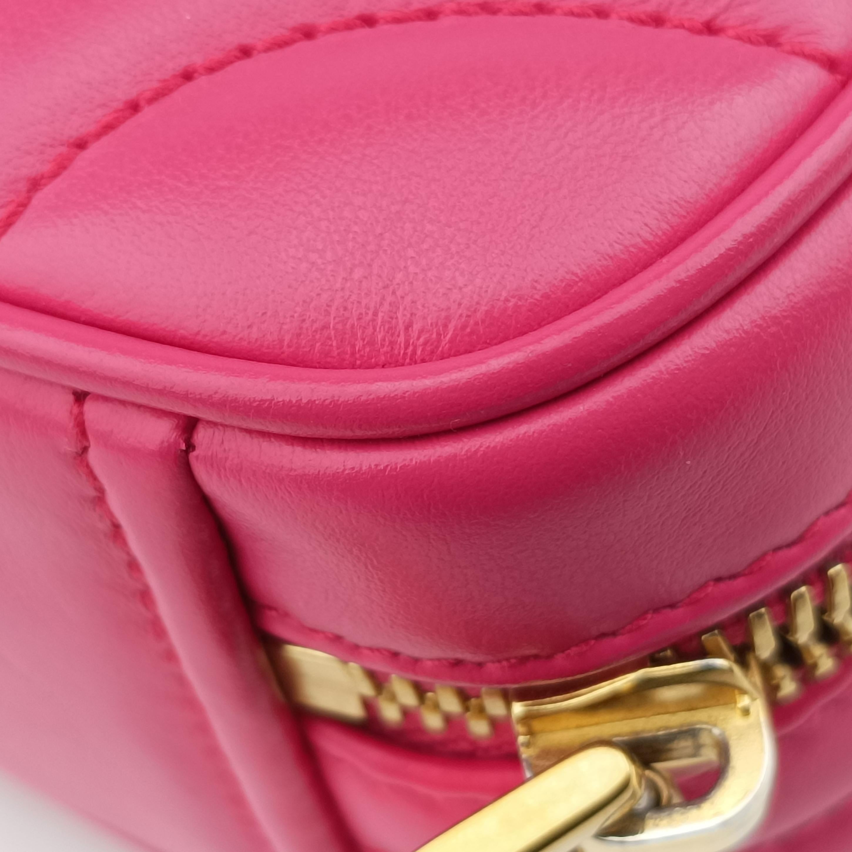 Vintage Prada Diagram Rose leather  shoulderbag | stylenewstar