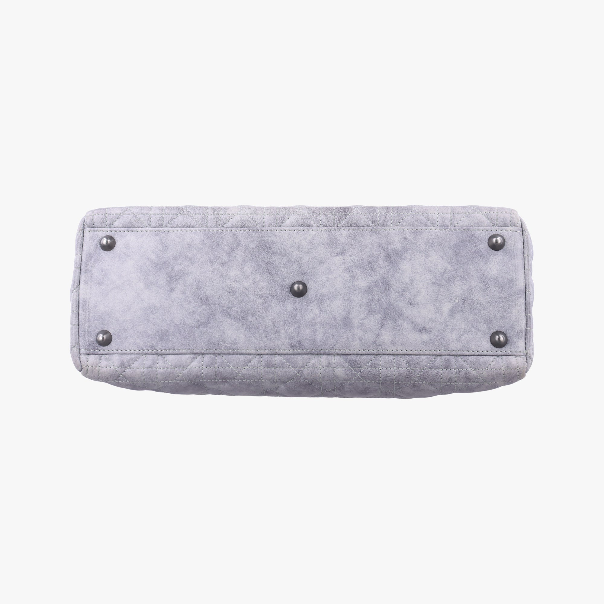 Vintage Christian Dior Lady Dior Grey lambskin  shoulderbag | stylenewstar