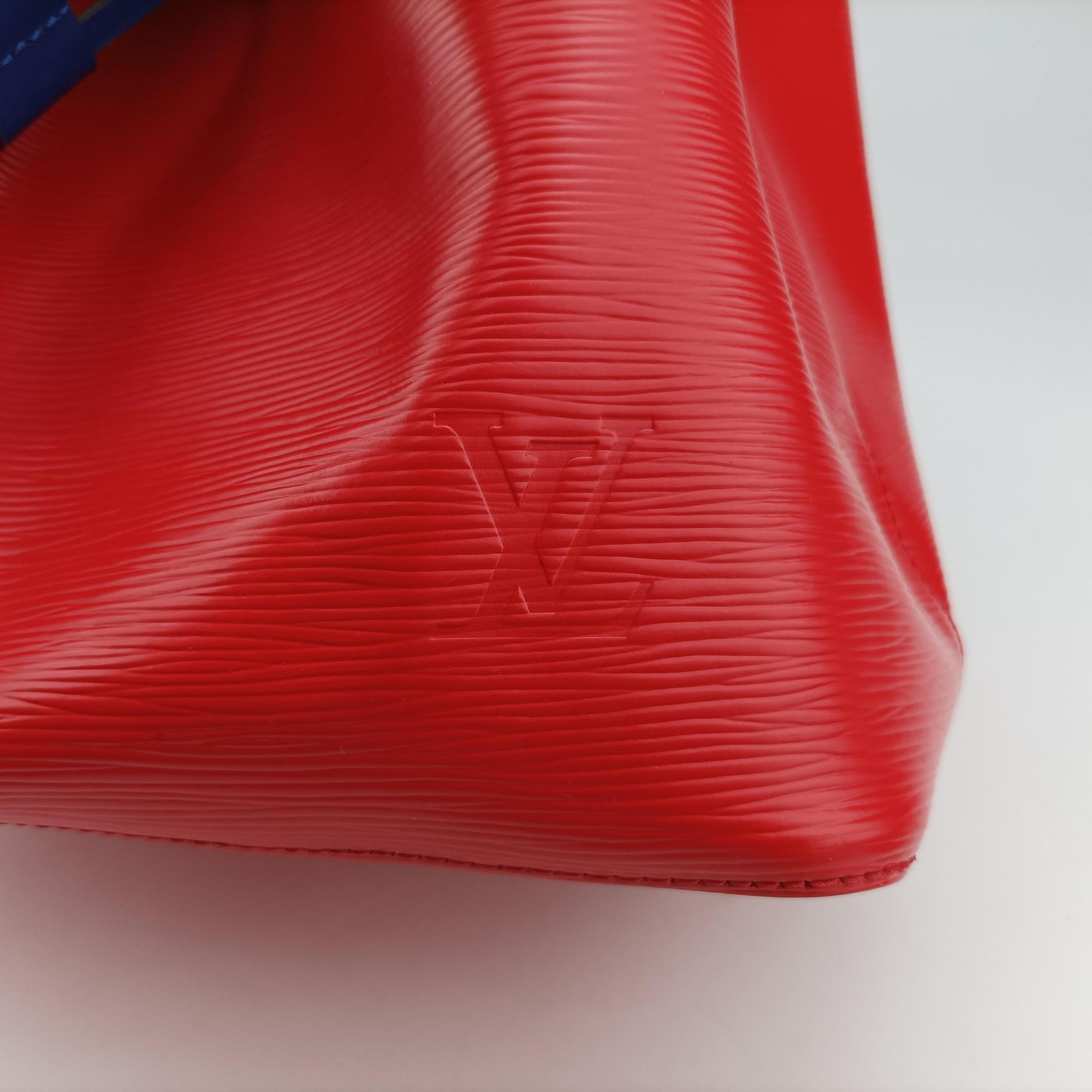 Pre-owned Louis Vuitton NeoNoe COQUELICOT×blue Epi M54365 shoulderbag | stylenewstar