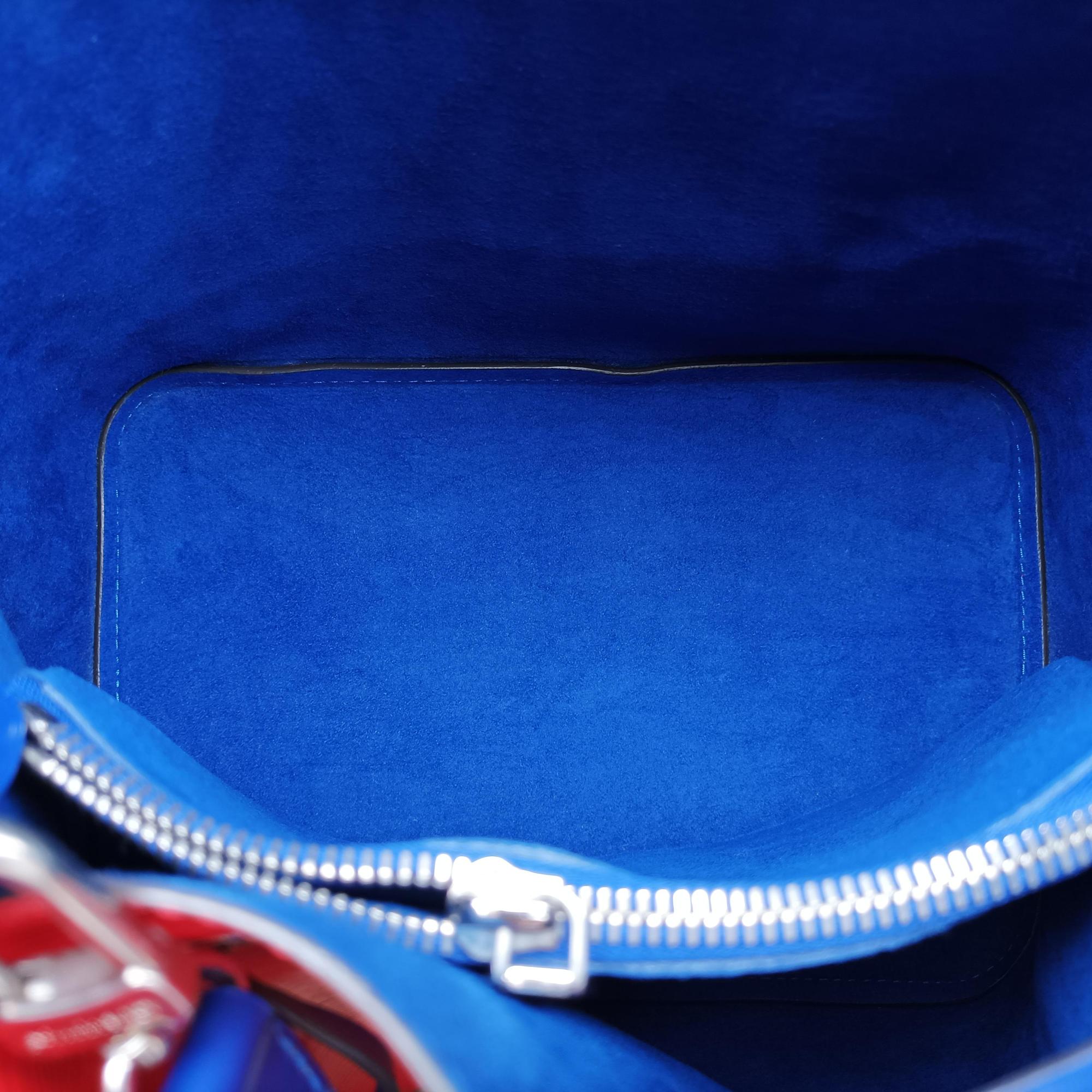 Pre-owned Louis Vuitton NeoNoe COQUELICOT×blue Epi M54365 shoulderbag | stylenewstar