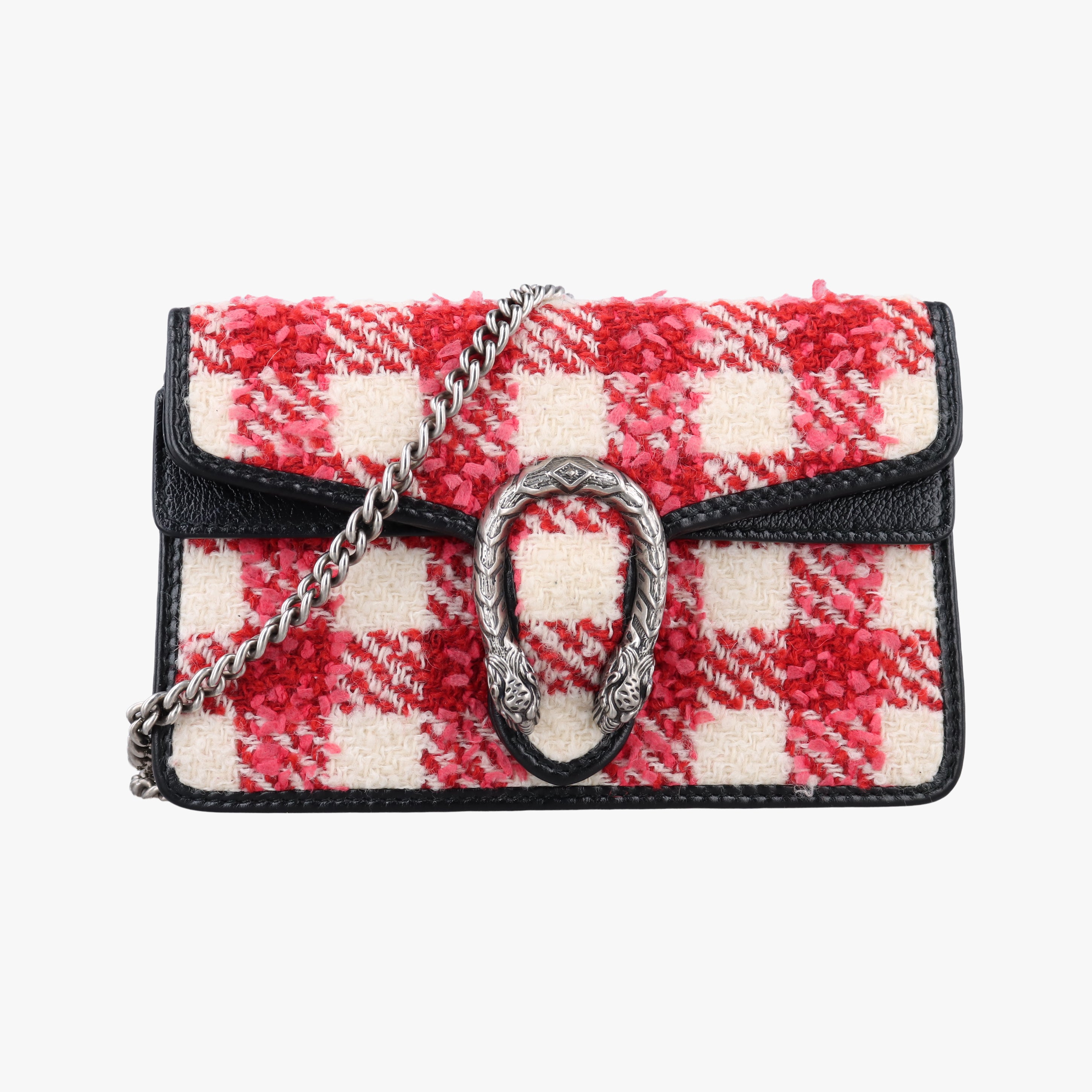 Vintage Gucci Dionysus Red x White x Black Tweed 476432 shoulderbag | stylenewstar