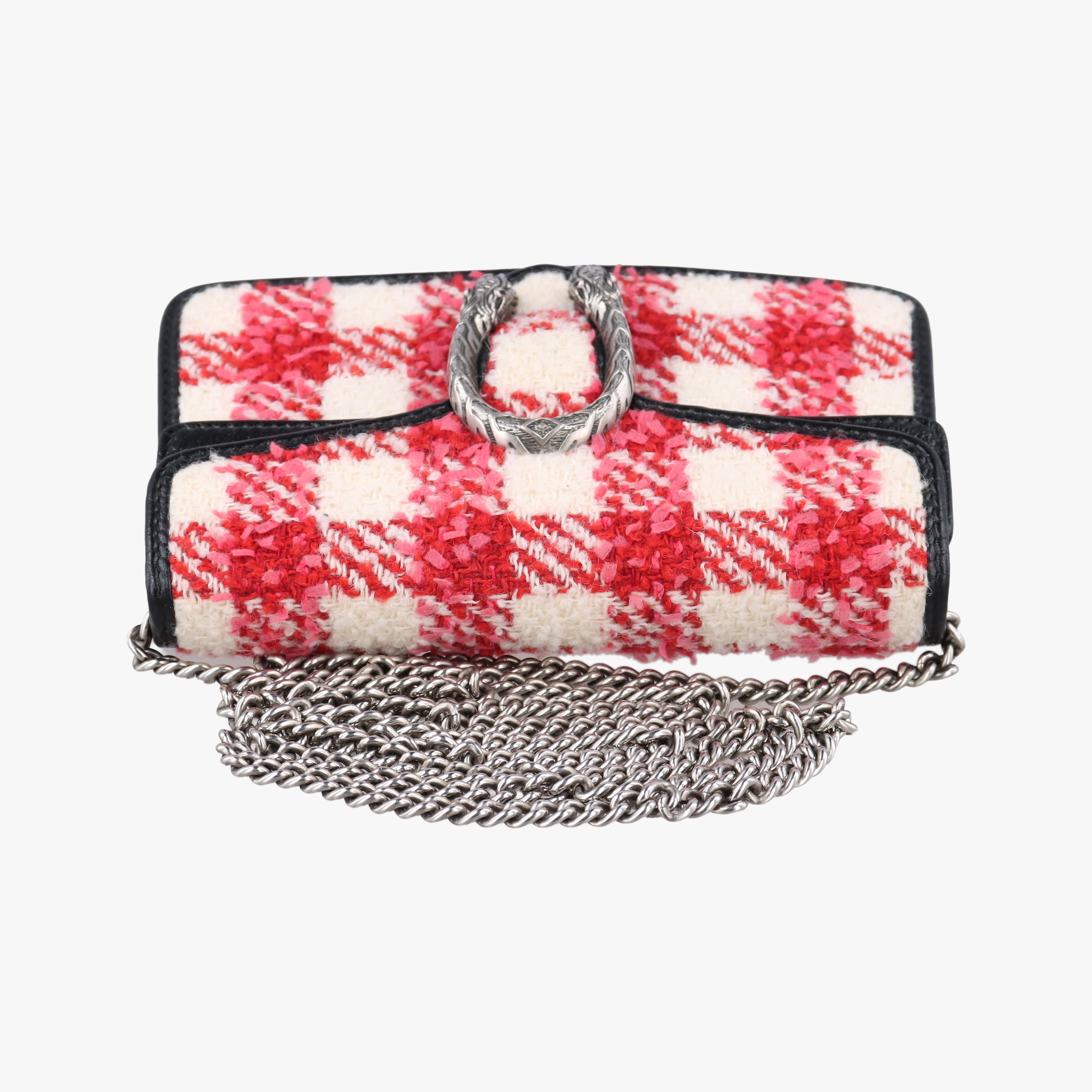 Vintage Gucci Dionysus Red x White x Black Tweed 476432 shoulderbag | stylenewstar