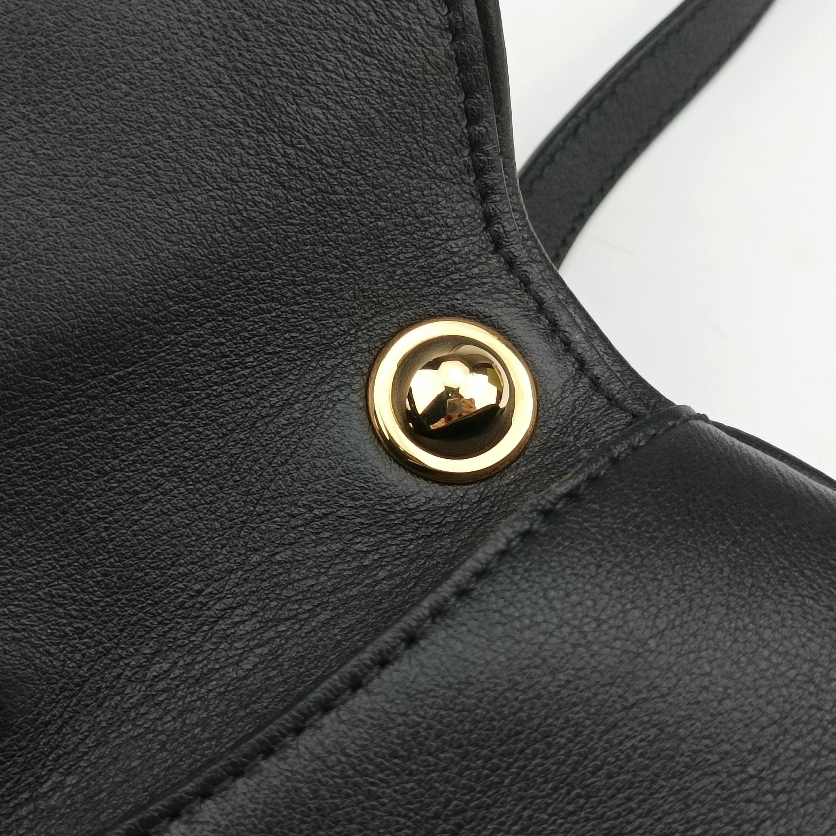 Pre-owned Gucci Blondie Black Leather 698635 shoulderbag | stylenewstar