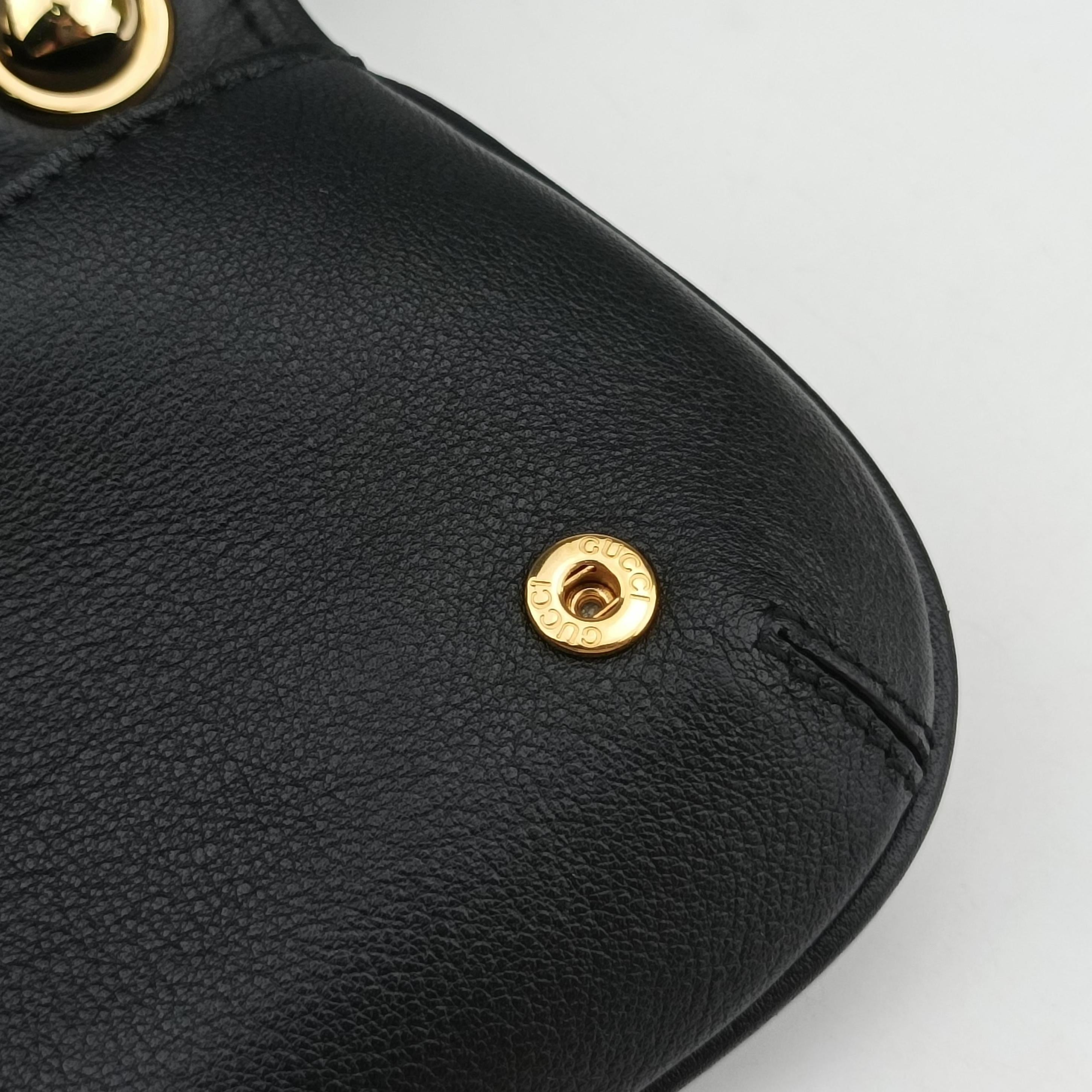 Pre-owned Gucci Blondie Black Leather 698635 shoulderbag | stylenewstar