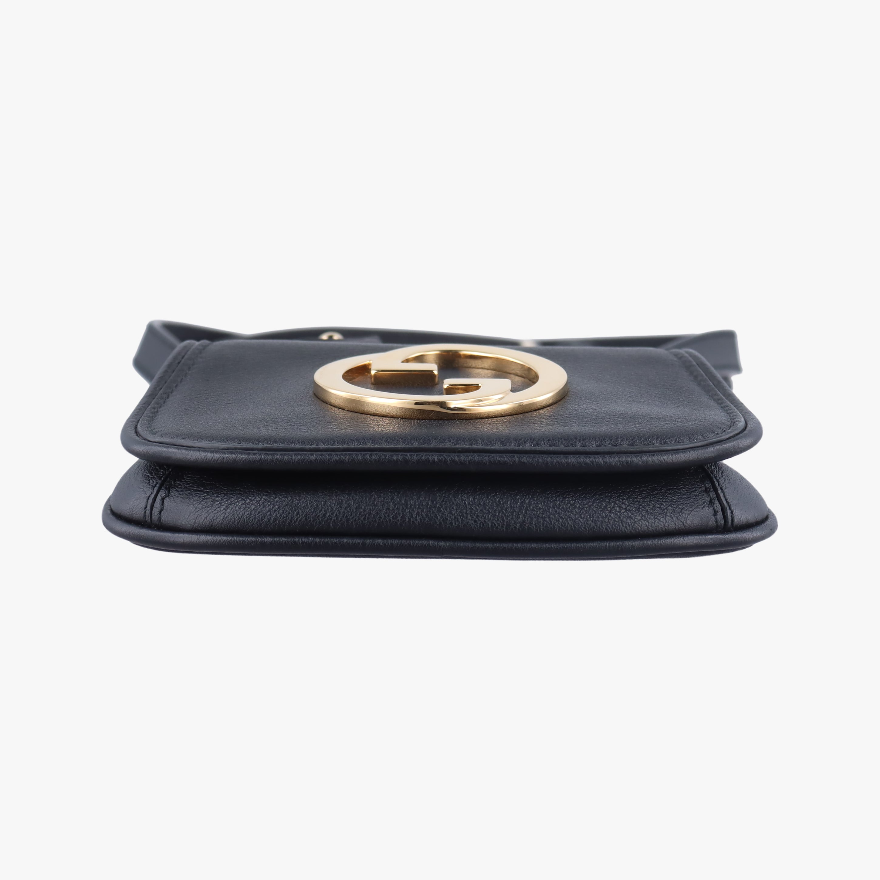 Pre-owned Gucci Blondie Black Leather 698635 shoulderbag | stylenewstar