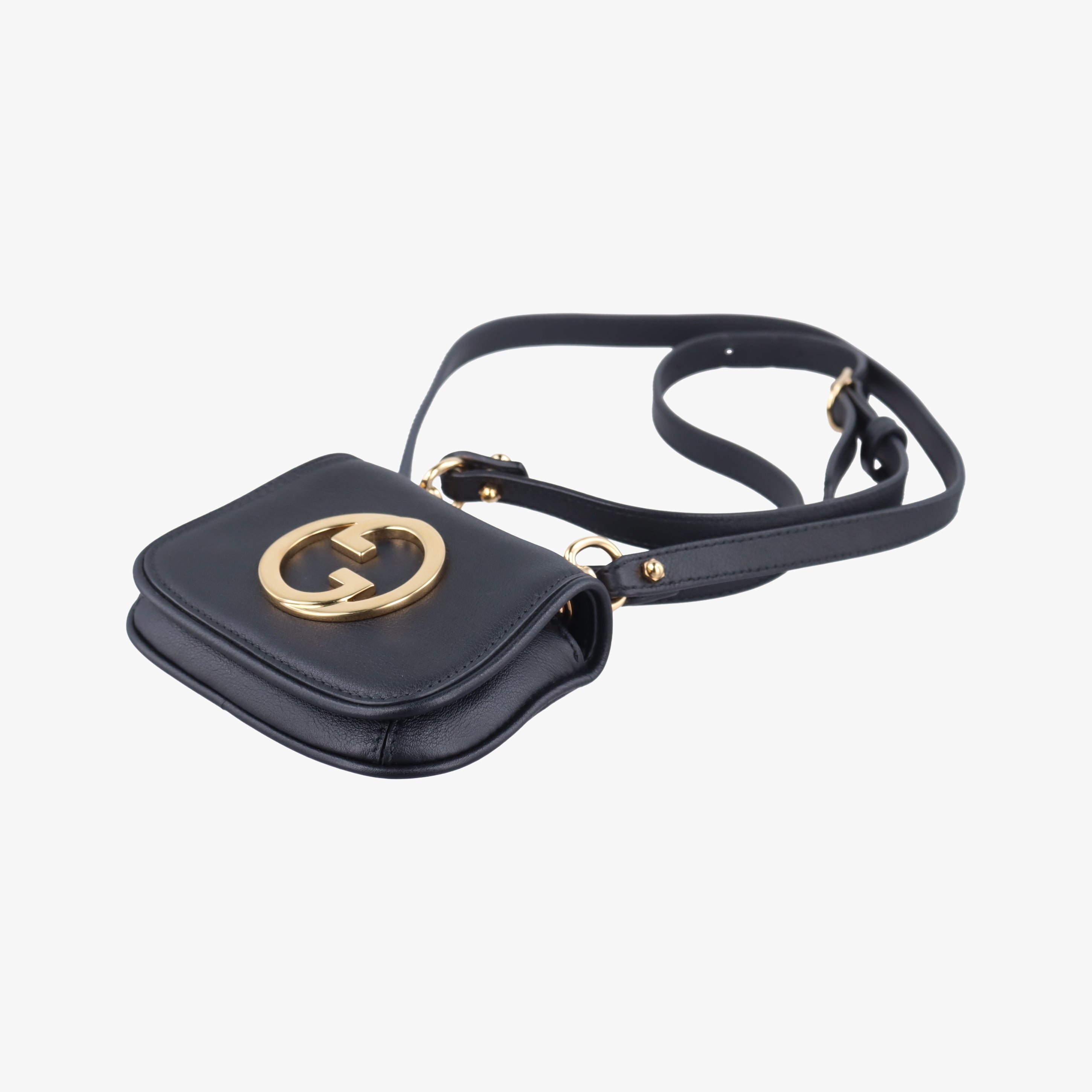 Pre-owned Gucci Blondie Black Leather 698635 shoulderbag | stylenewstar